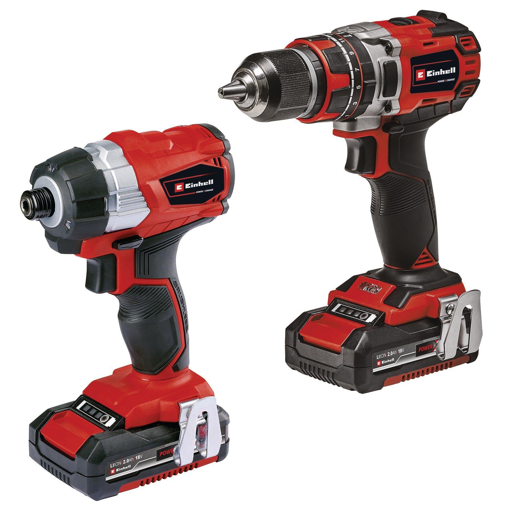 Einhell Professional TP-18V Twin Pack BL, Akülü Darbeli Vidalama Kiti