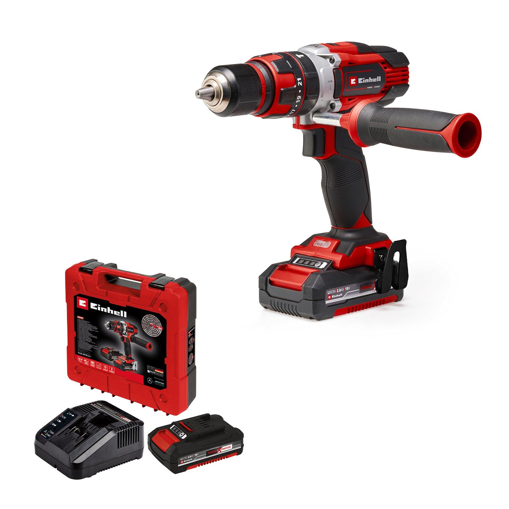 Einhell Expert TE-CD 18/48 Li-i (2x2,0Ah), Akülü Darbeli Vidalama