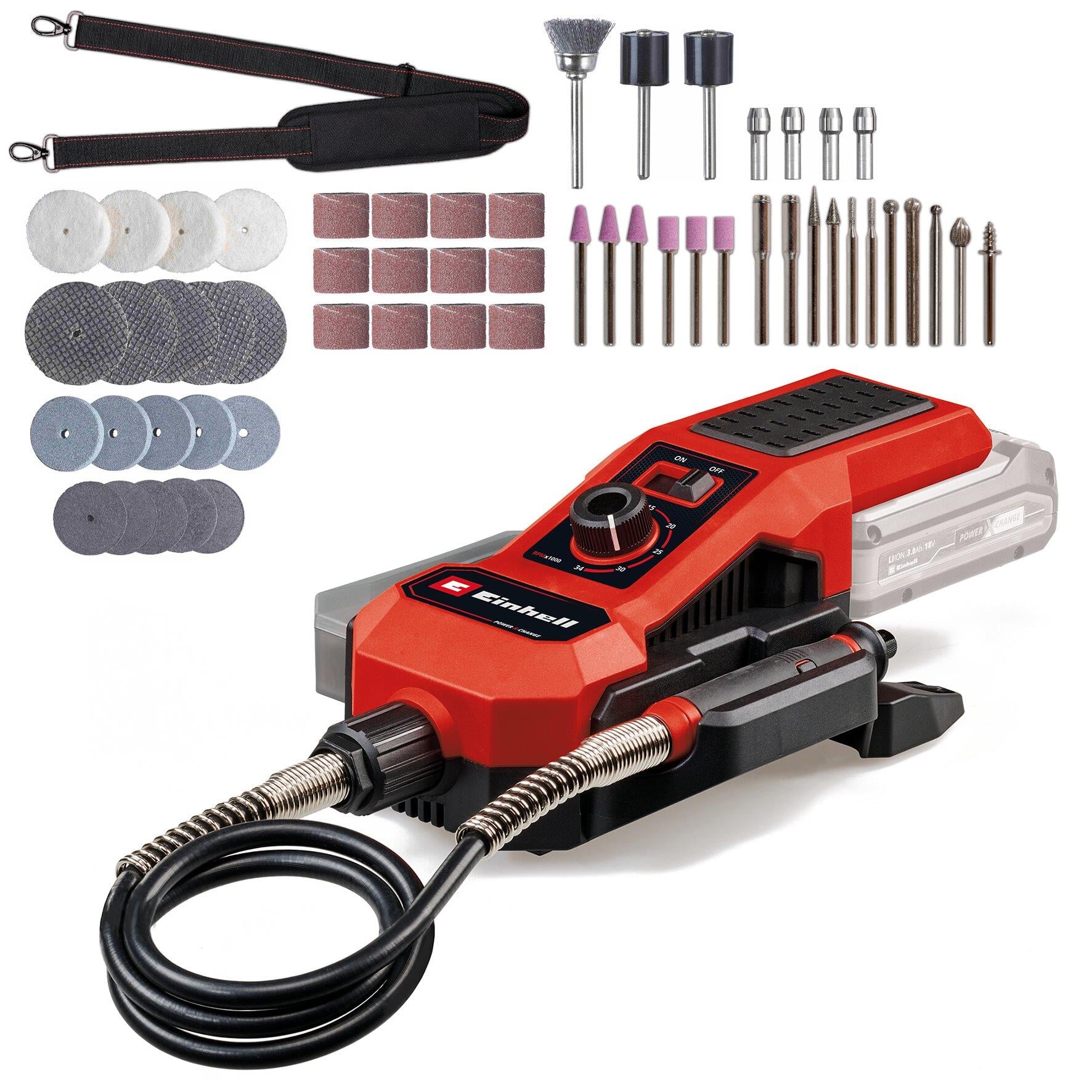 Einhell Expert TE-MT 18/34 Li Solo, Akülü Taşlama ve Gravür (Akü ve şarj cihazı dahil değildir)
