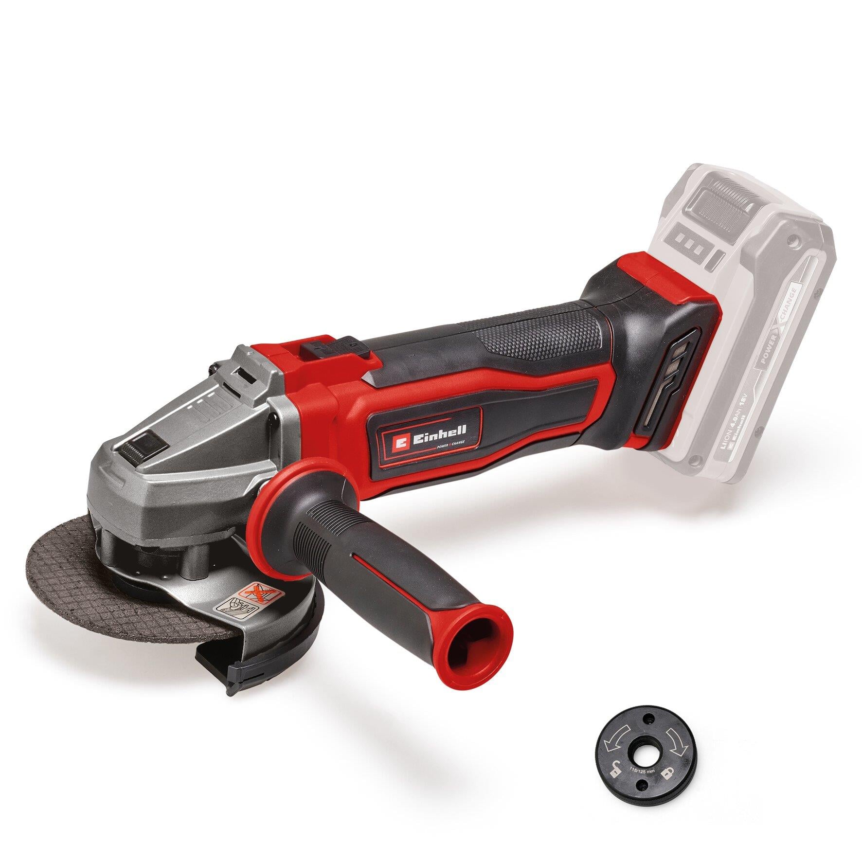 Einhell TE-AG 18/115 Q Li Solo Akülü Avuç Taşlama (Aküsüz) (EİNHEL.4431165)