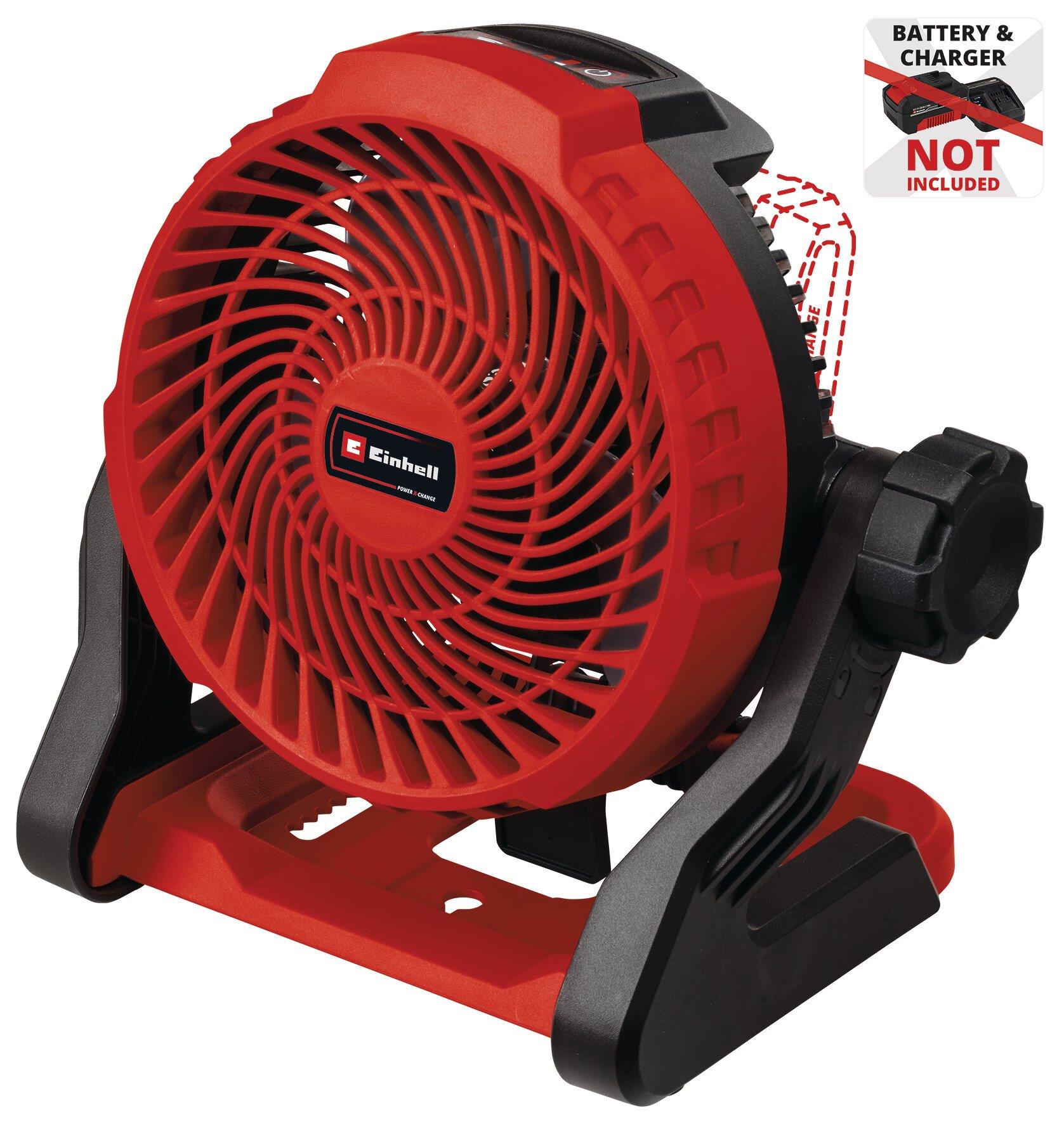 Einhell Expert GE-CF 18/2200 Li - Solo, Akülü Vantilatör (Akü ve şarj cihazı dahil değildir)