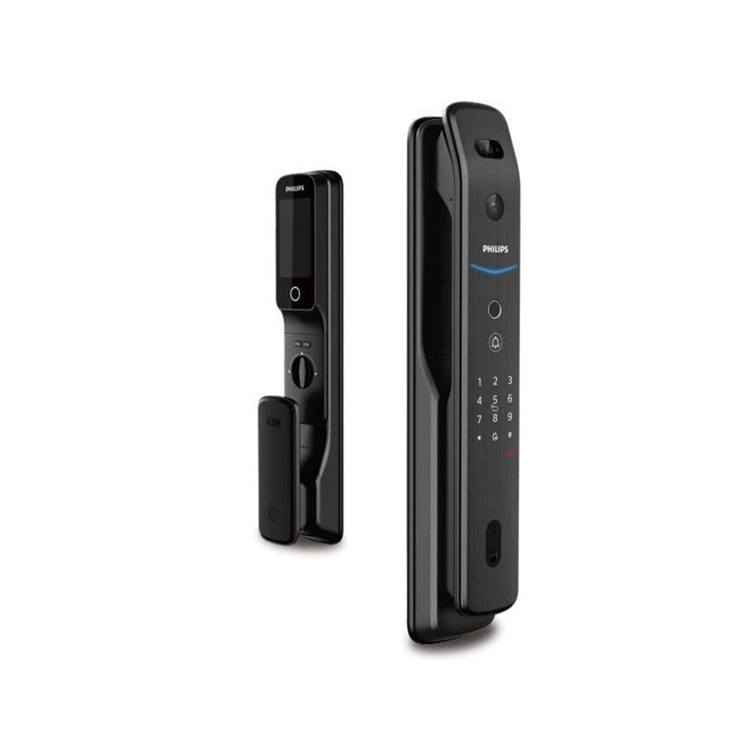 Philips Siyah DDL709-FVP-7HWS Bas-Çek Kilitleme Akıllı Kilit Sistemi (EP.BCK.002.0005.R001)