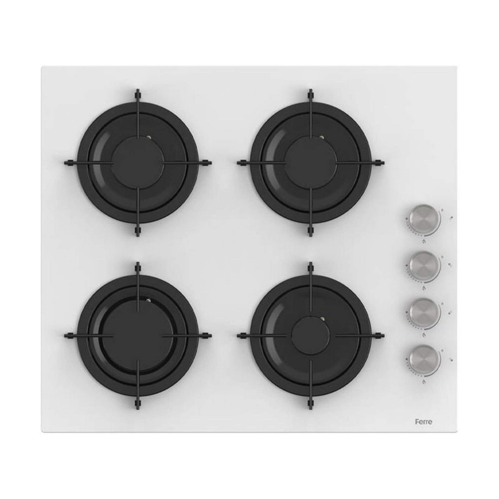 Ferre Beyaz Cam 60 cm CS206 Ankastre Ocak (Ferre.CS206)