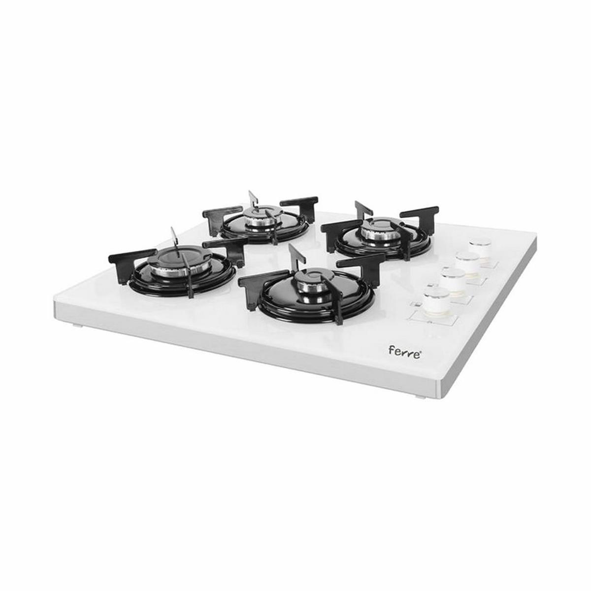 Ferre Beyaz Cam B2240 CE Set Üstü Ocak (Ferre.B2240)