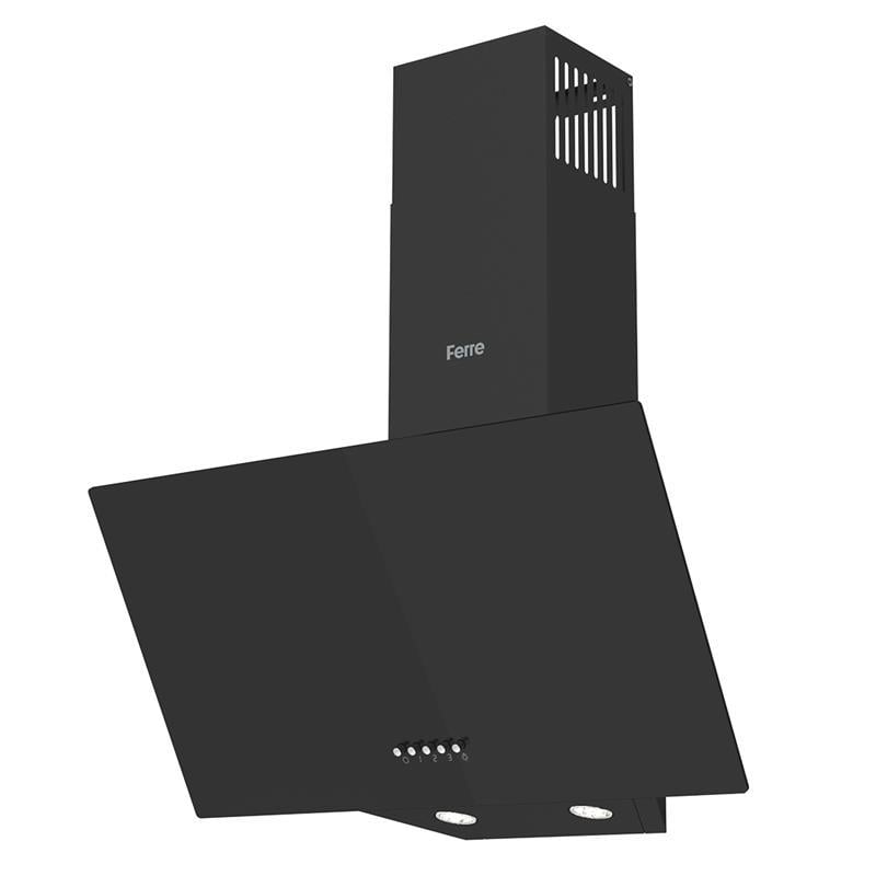 Ferre Siyah Cam 60 cm D086 Davlumbaz (Ferre.D086)