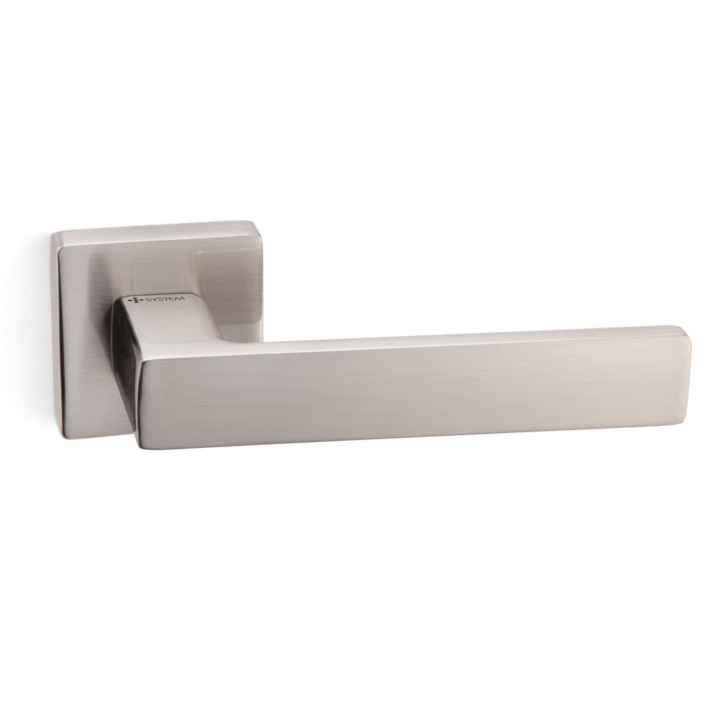 System Nikel Saten Fosil Kapı Kolu (HA124RO11 NB)