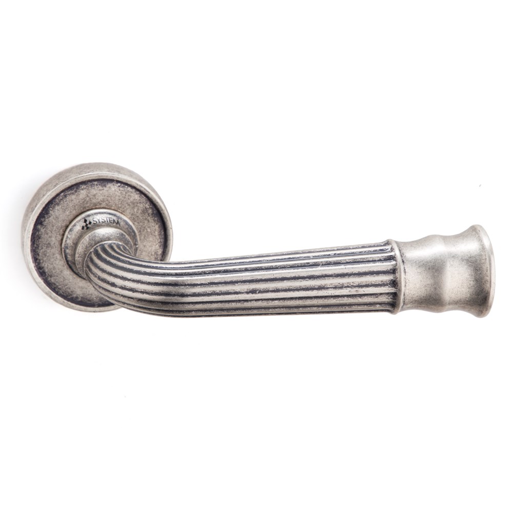 System Antik Gümüş Despina Kapı Kolu (HA132RO14 OSM)