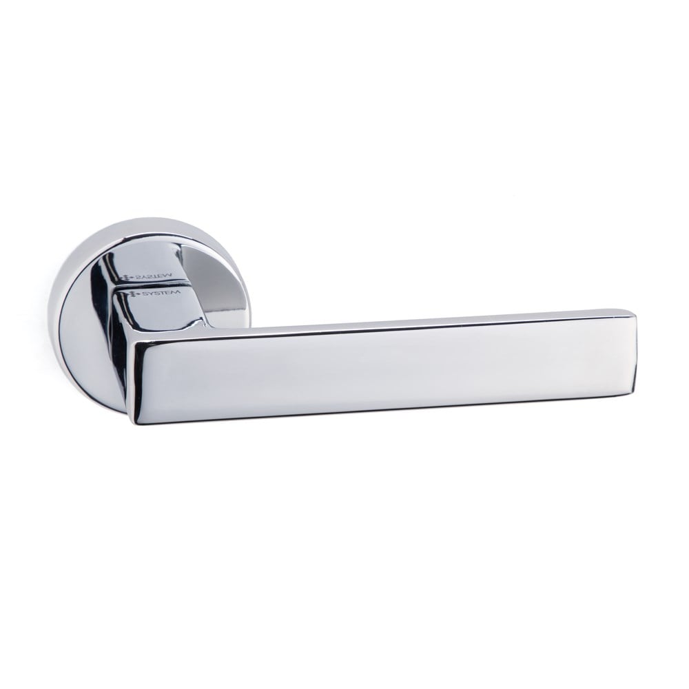 System Krom Rekta Rozetli Banyo Kapı Kolu (HA149RO44W CR)