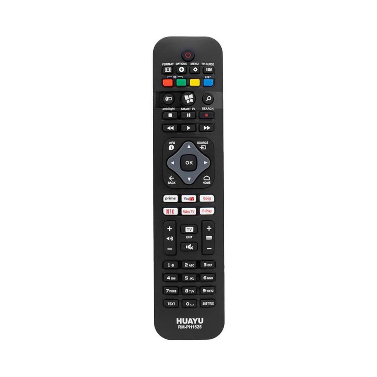 Huayu RM-PH1525 Philips Netflix - Youtube - Prime Video Tuşlu Universal LCD-LED Televizyon Kumandası (HUAYU.PH1525)