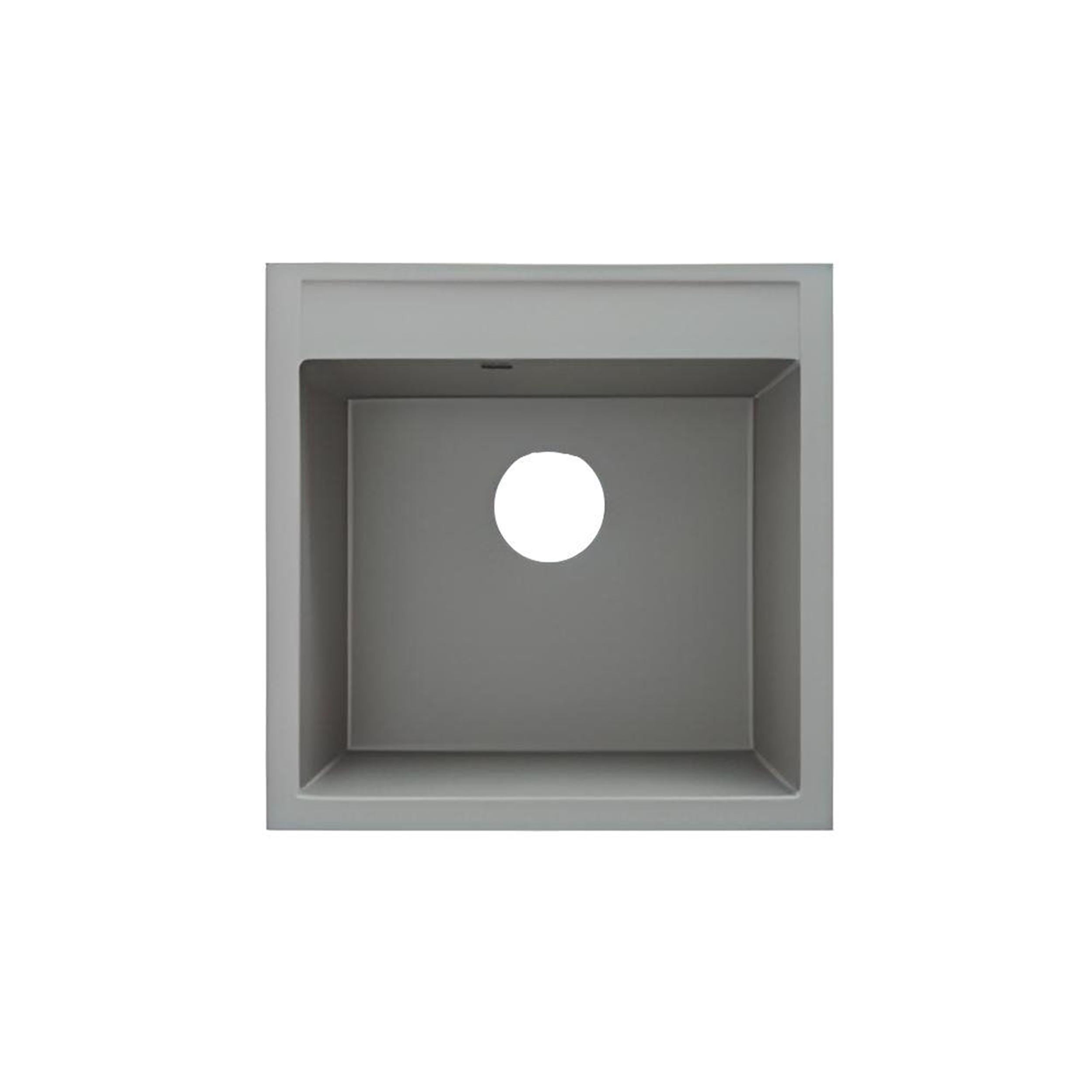 Unixton Gri 50x50 cm İcarus Granit Eviye (ICARUS-50-G)
