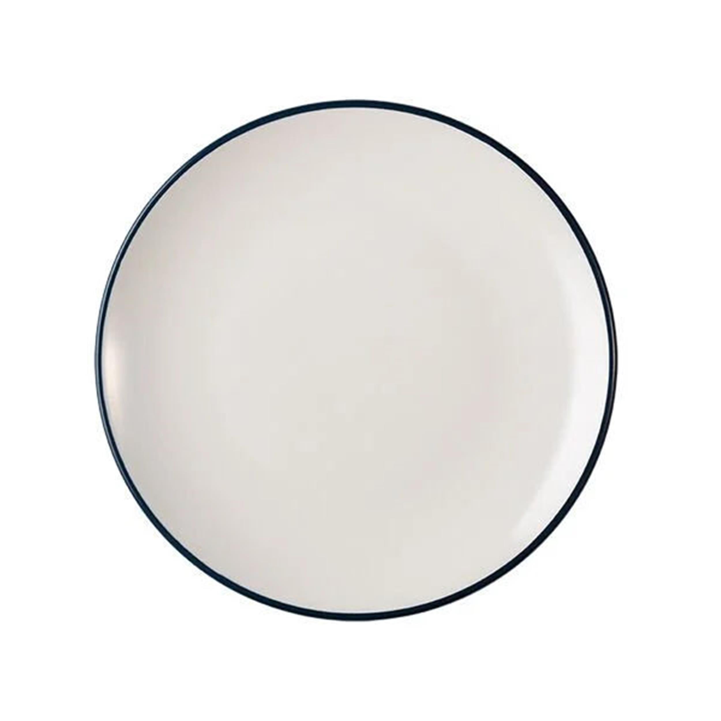 ID Fine 25 cm Modest Navy Lona Düz Tabak (ID15001-111025)