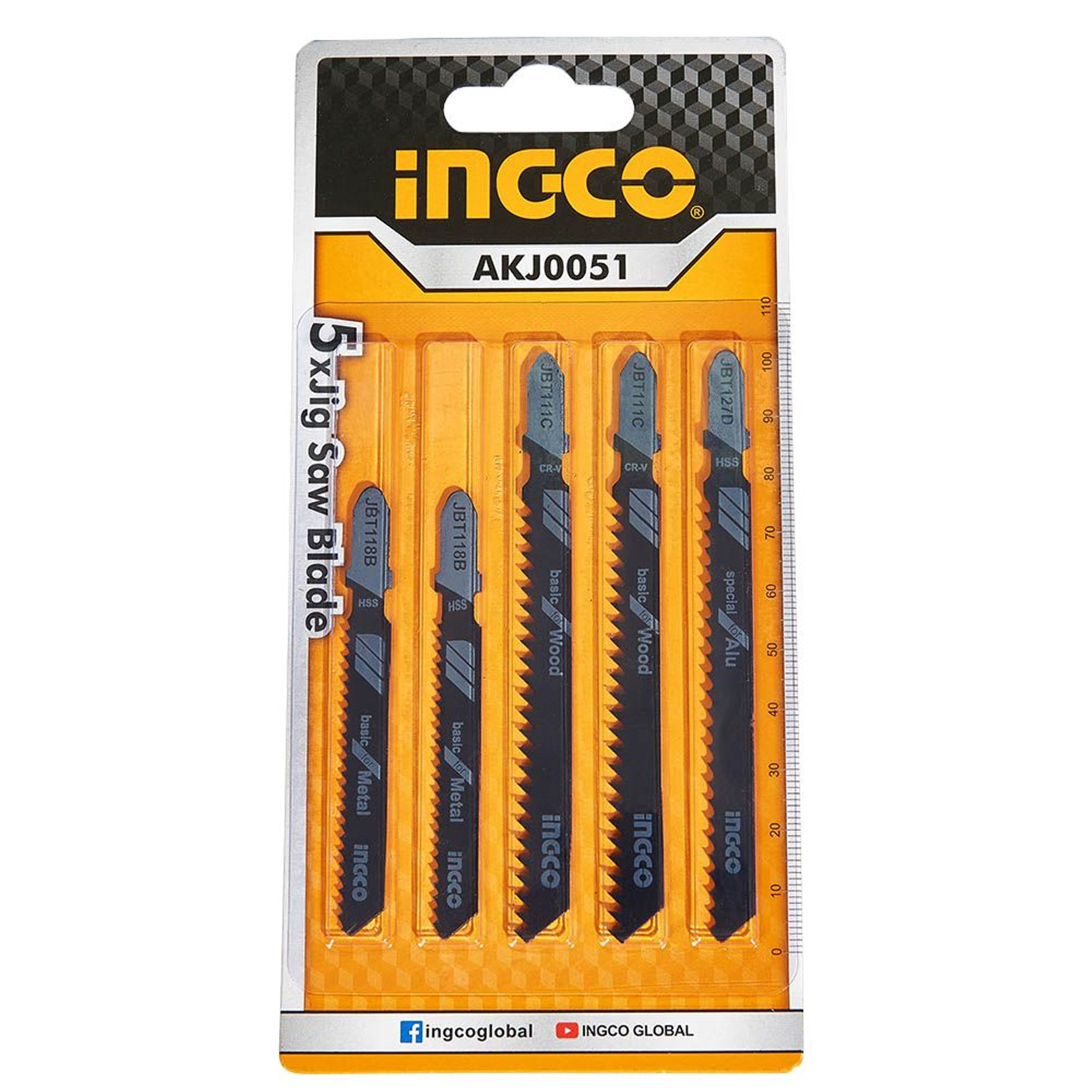 İngco 5' Li Dekupaj Testere Bıçağı (ING-AKJ0051)