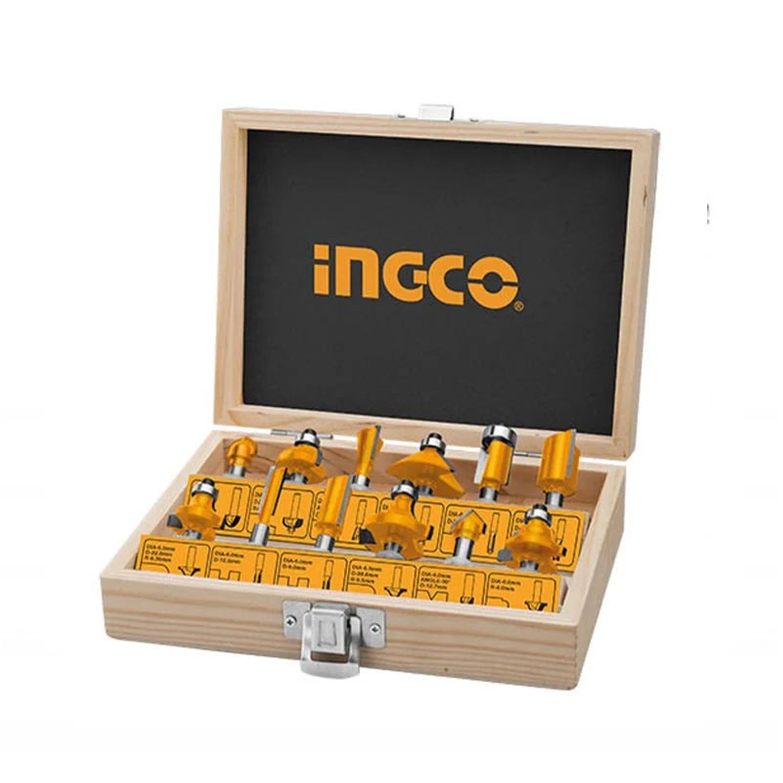 İngco 6 mm 12 Parça Freze Takımı (ING-AKRT1201)