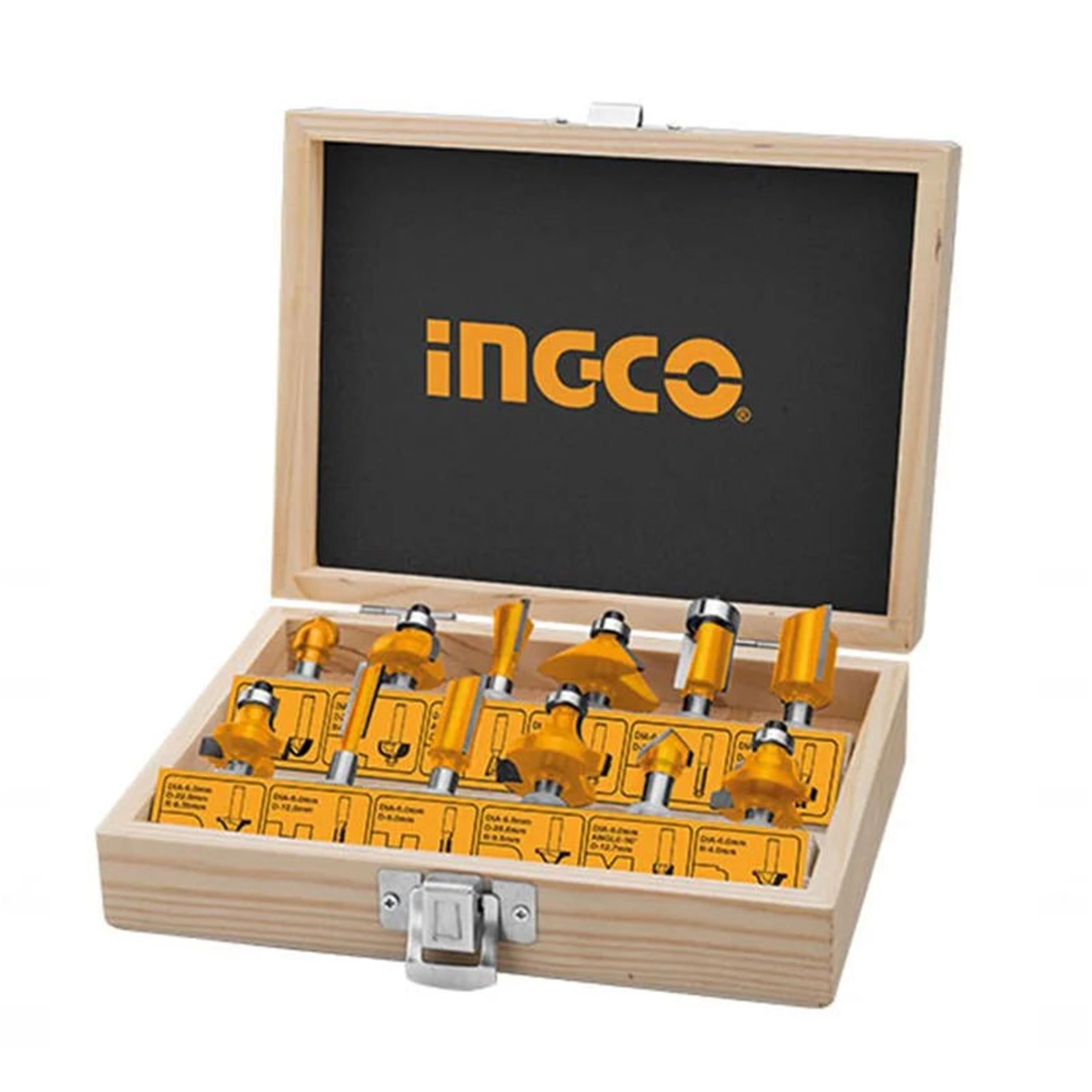 İngco 12 mm 12 Parça Freze Takımı (ING-AKRT1221)