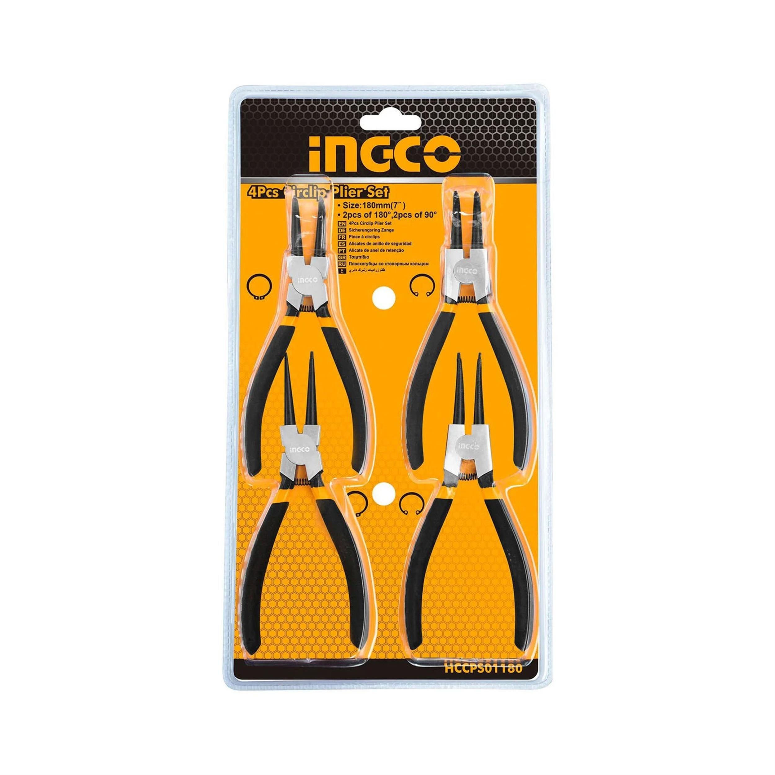 İngco 180 mm 4 Parça Sekman Pense Seti (ING-HCCPS01180)