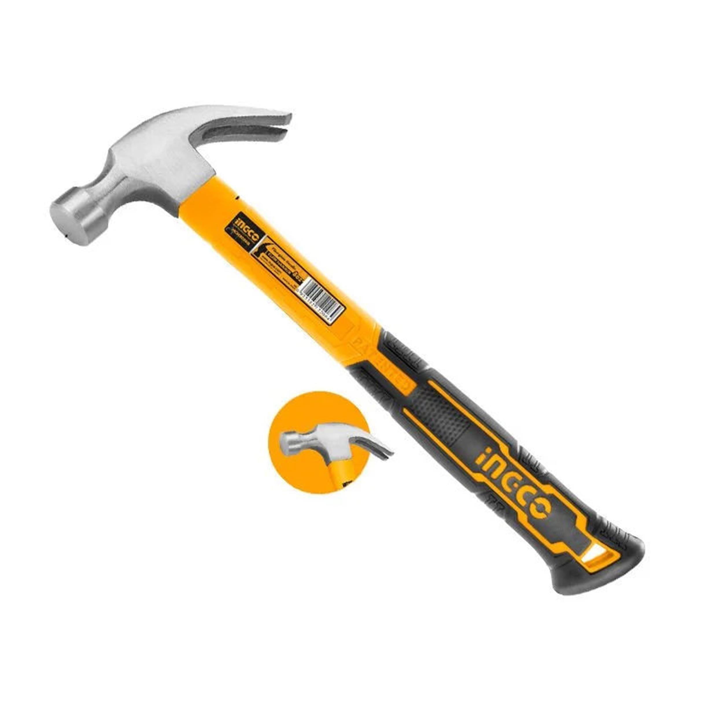 İngco 560 Gr. Fiber Glass Saplı Çatal Çekiç (ING-HCH80820)
