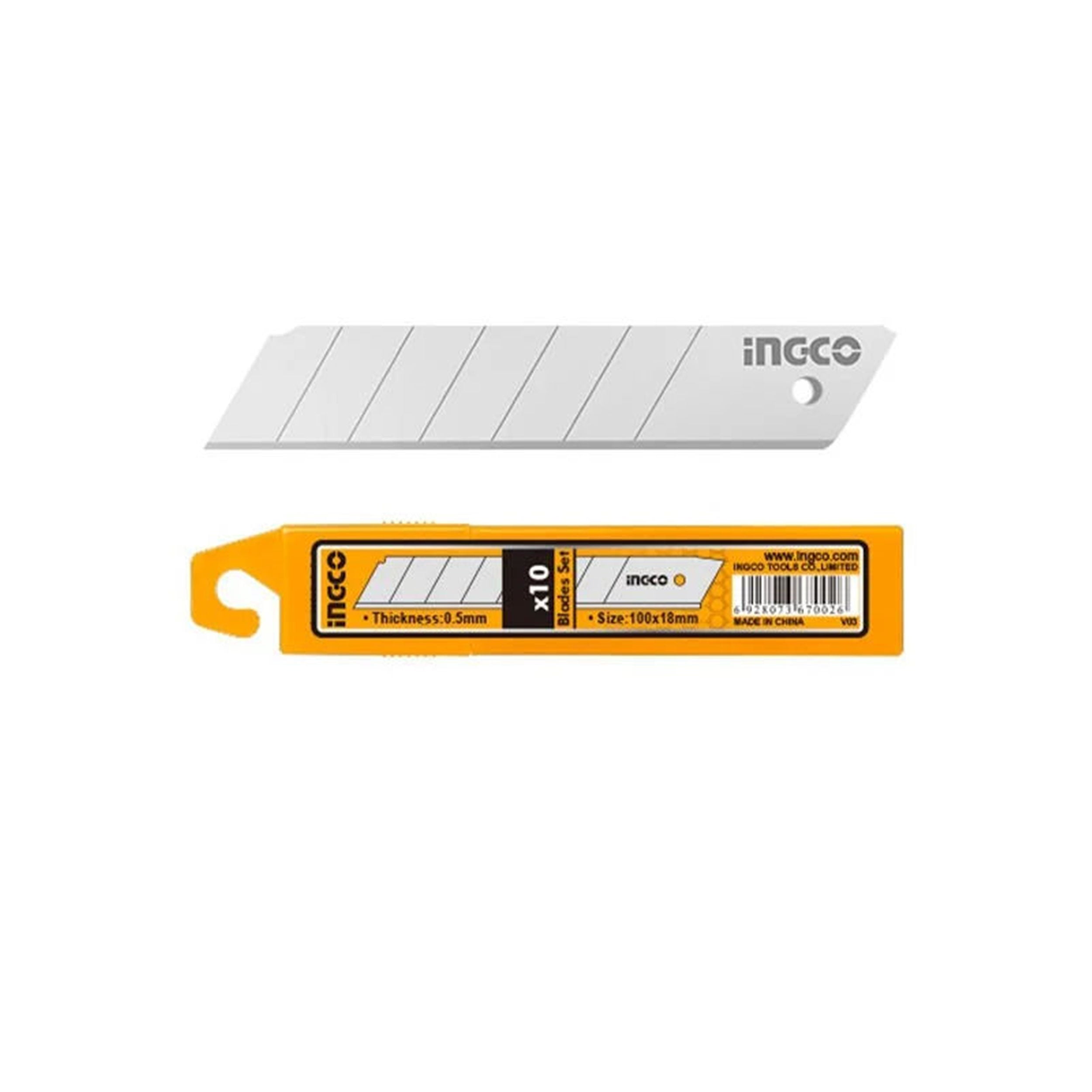 İngco 10' Lu Yedek Maket Bıçağı Seti (ING-HKNSB112)