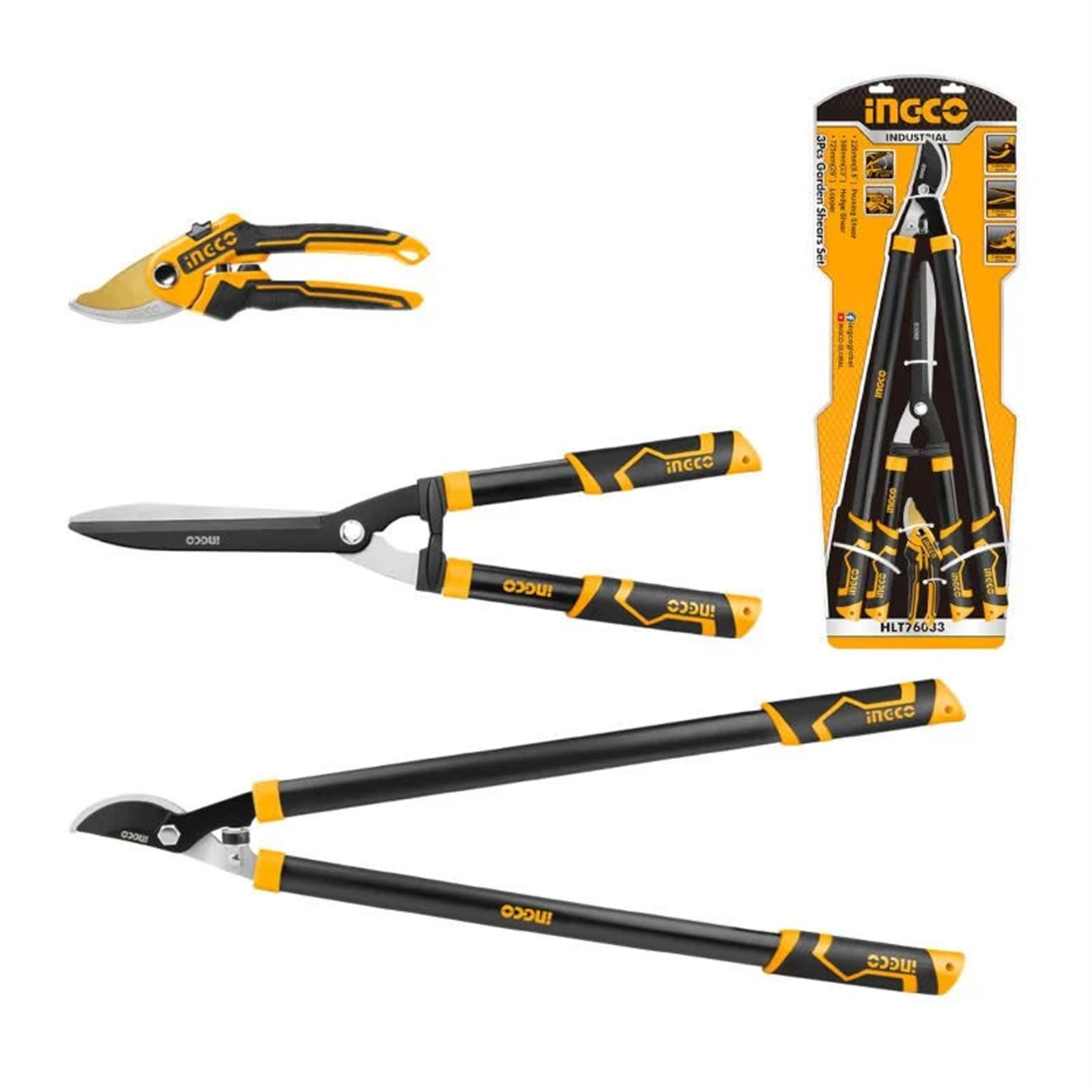 İngco 3' Lü Bahçe Makası Seti (ING-HLT76033)