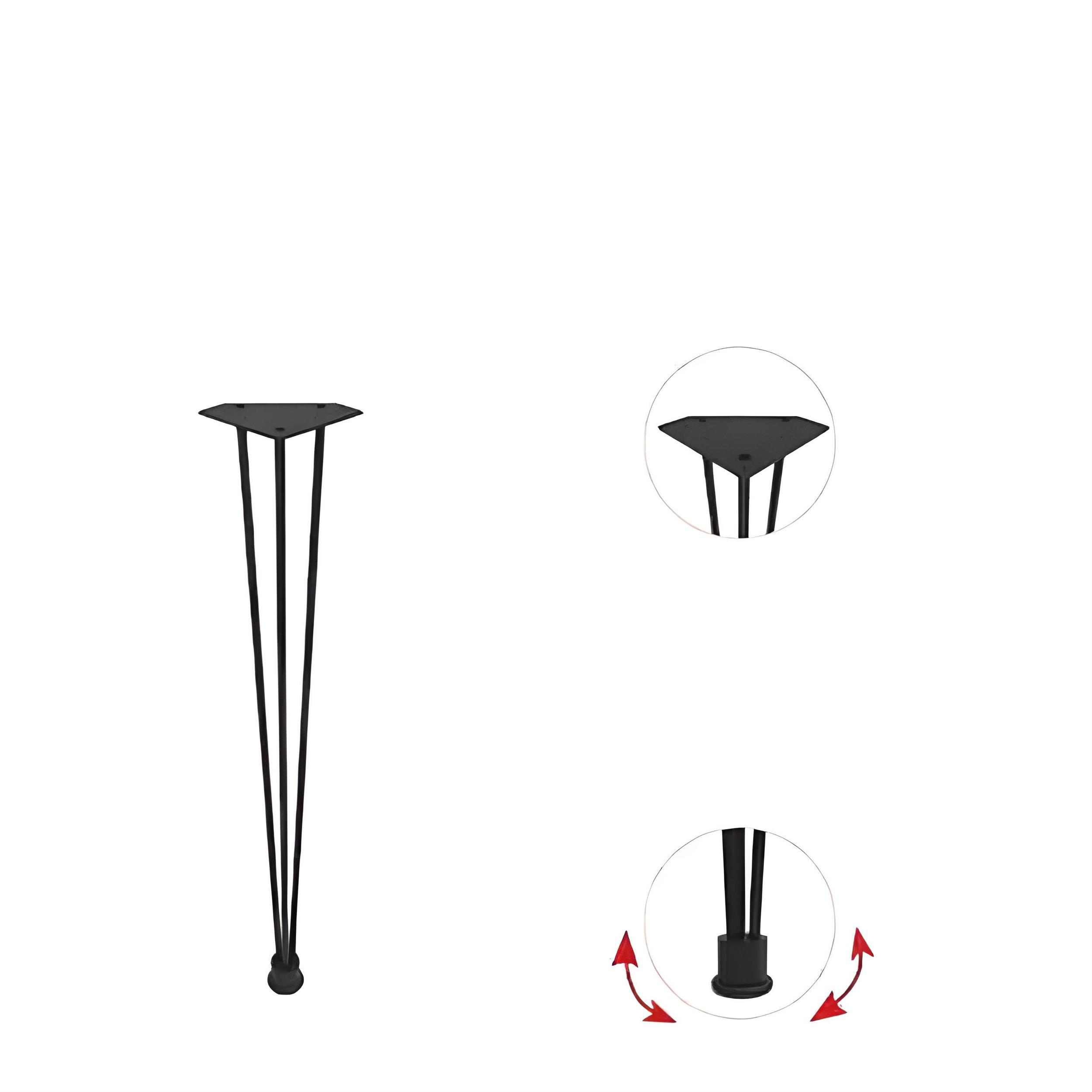 Kapsan Mat Siyah 10x42 Sehpa Ayağı (KSA-0005-0410-B13)