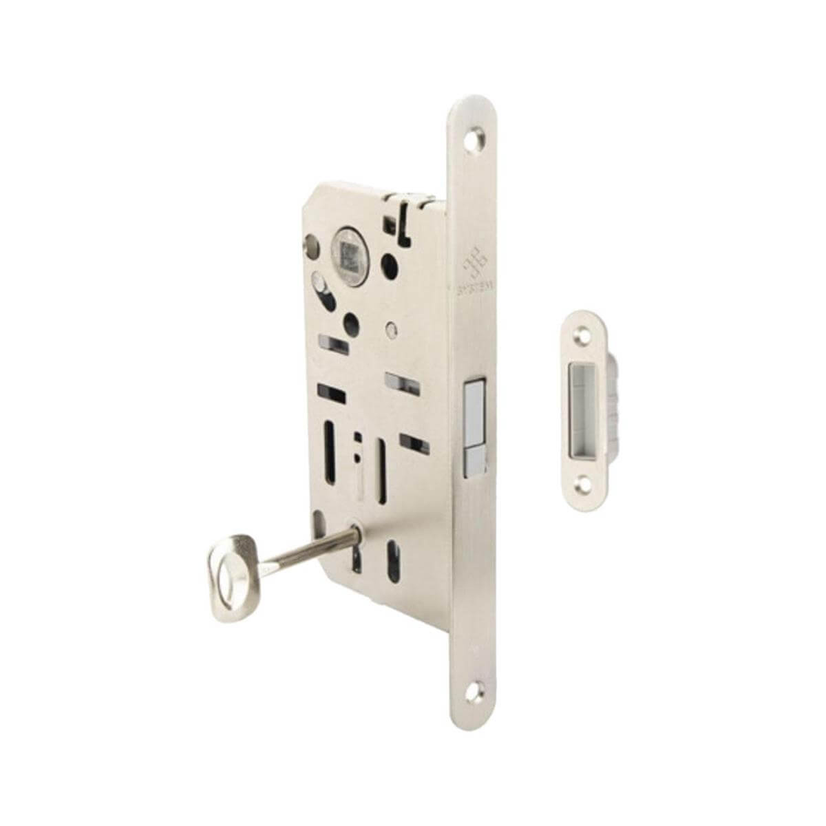 System Nikel Saten Manyetik Oda Tipi Kilit (LC100LT01N NB)