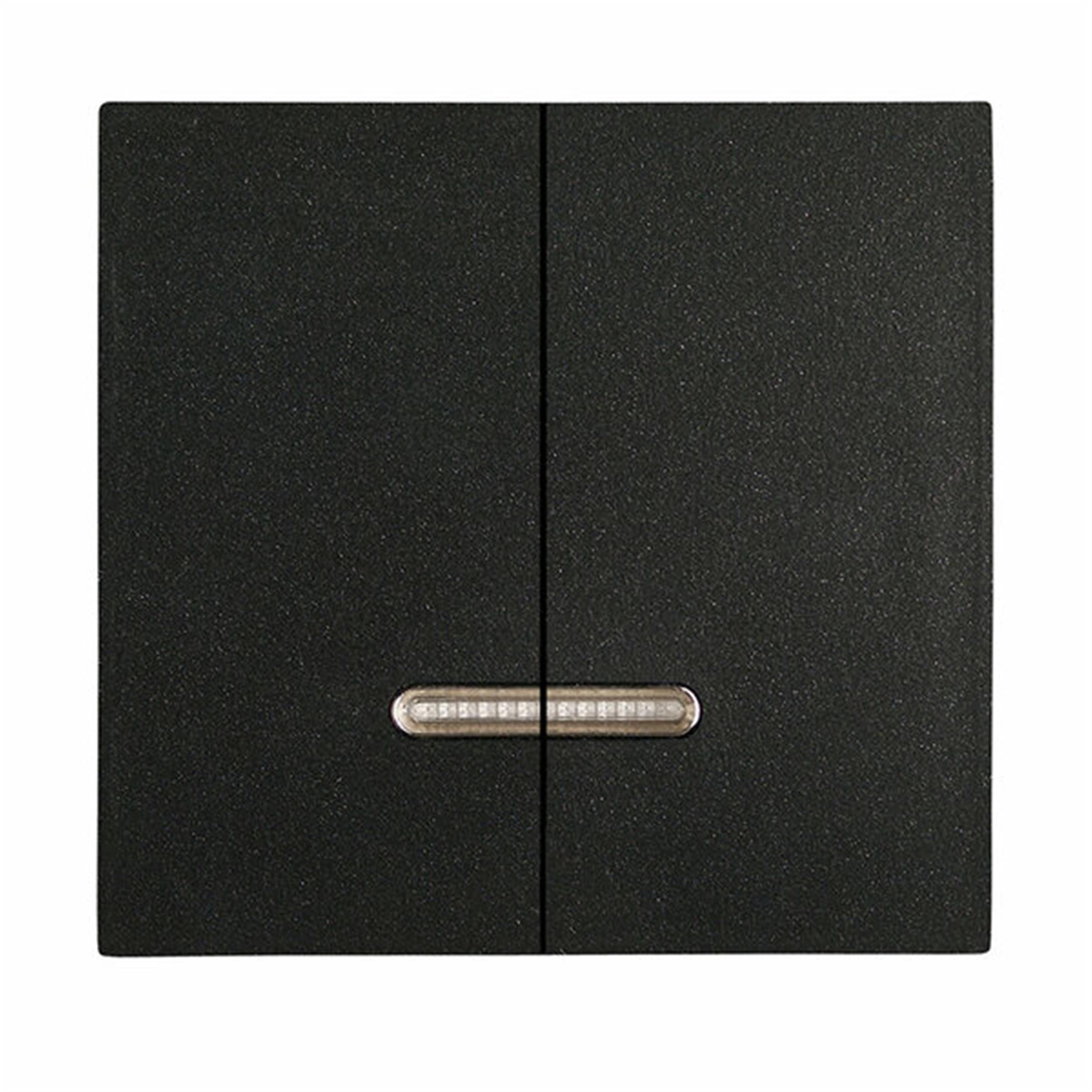 Makel Siyah Cellia Işıklı Komütatör Tuş (MAKEL.2254726)