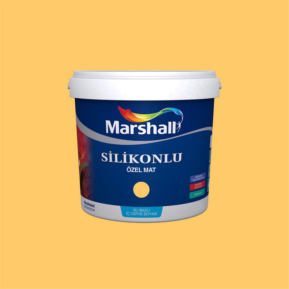 Marshall 29YY 66/537 1 Litre Silikonlu Özel Mat Su Bazlı İç Cephe Boyası (MARSHALL.5134328)