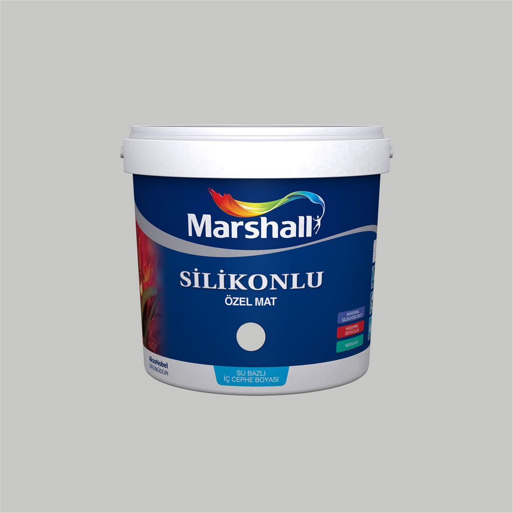 Marshall Kuzey Yıldızı 2,5 Litre Silikonlu Özel Mat Su Bazlı İç Cephe Boyası (MARSHALL.5134335)