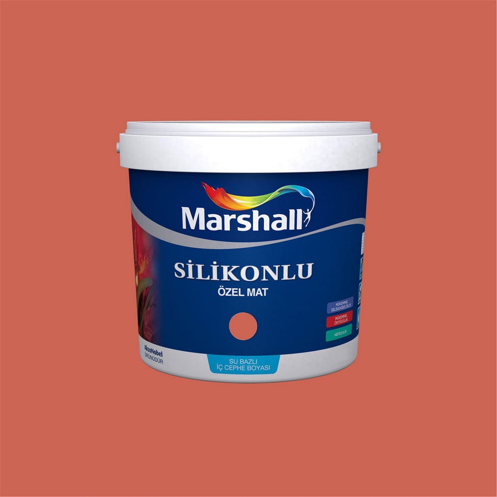 Marshall 30YR 25/463 1 Litre Silikonlu Özel Mat Su Bazlı İç Cephe Boyası (MARSHALL.5134336)