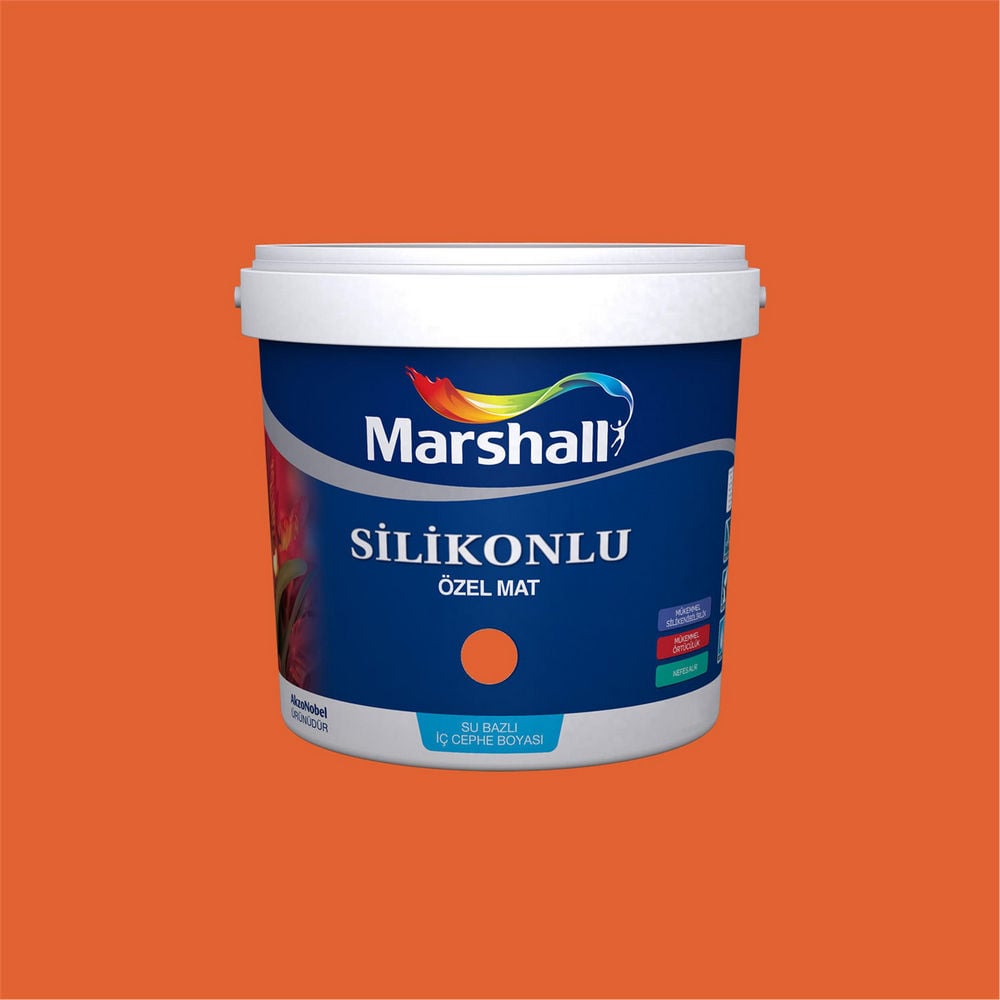 Marshall D1.58.49 1 Litre Silikonlu Özel Mat Su Bazlı İç Cephe Boyası (MARSHALL.5134336)