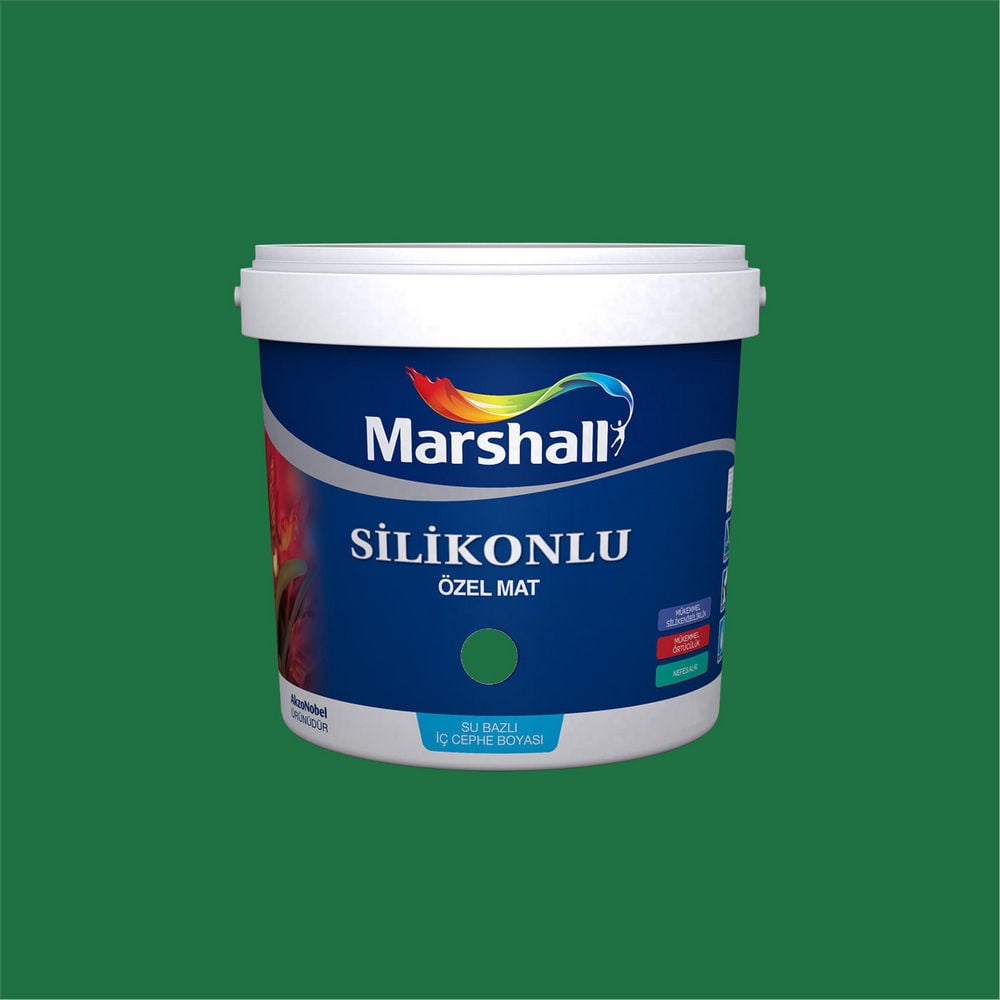 Marshall 90GY 13/375 2,5 Litre Silikonlu Özel Mat Su Bazlı İç Cephe Boyası (MARSHALL.5134339)