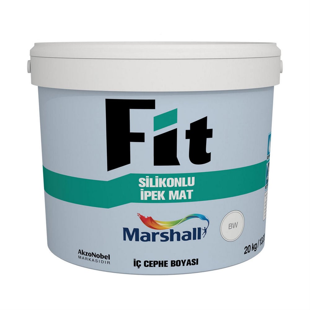 Marshall 10 Kg Fit Mat Plastik İç Cephe Boyası (MARSHALL.5556682)