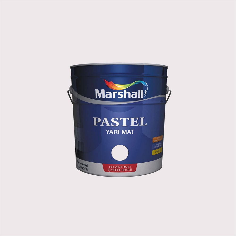Marshall 90RB 83/030 2,5 Litre Pastel Yarı Mat Solvent Bazlı İç Cephe Boyası (MARSHALL.5599000)