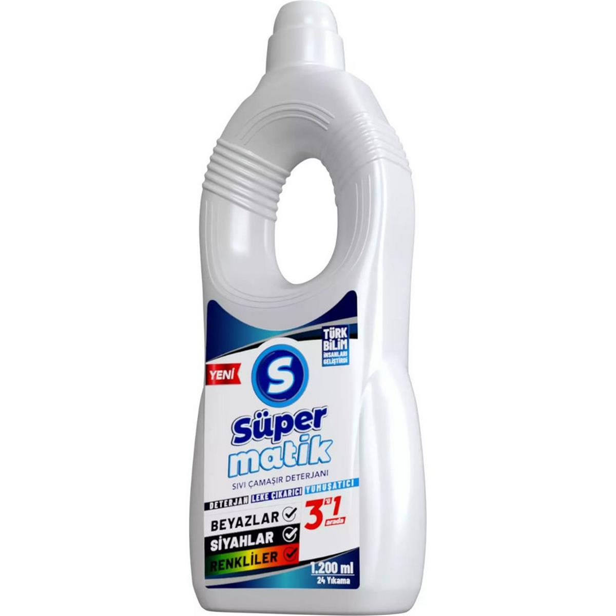 Matik 1500 Ml. Süpermatik Sıvı Çamaşır Deterjanı (MATİK.14035)