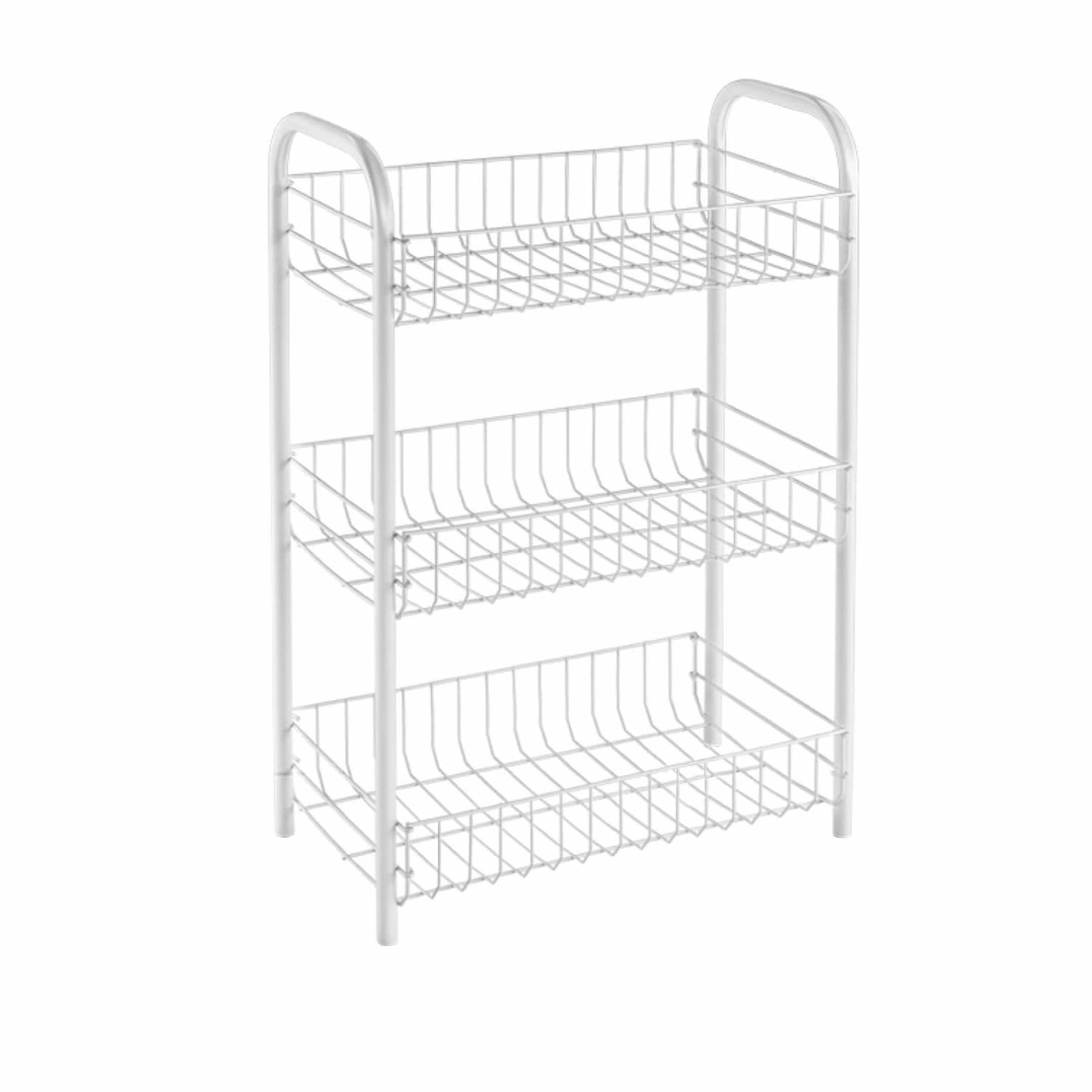 Metaltex Metal Sieana 3 Katlı Raf (METALTEX-M340633)