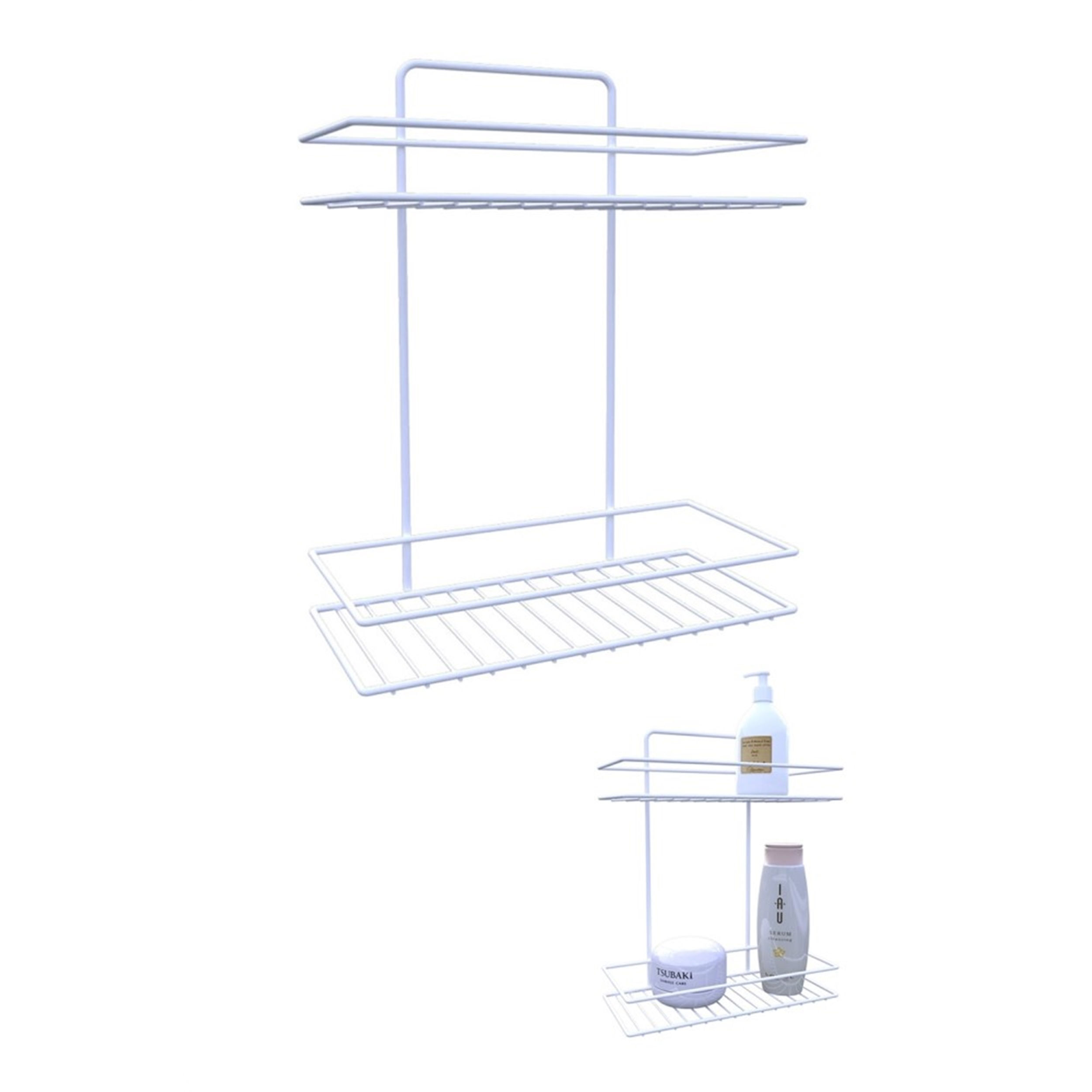 Metaltex İki Katlı Geniş Banyo Rafı (METALTEX-M784222)