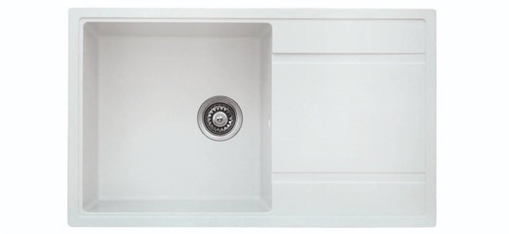 Unixton Beyaz 50x86 cm Pan Granit Eviye (PAN-86-B)