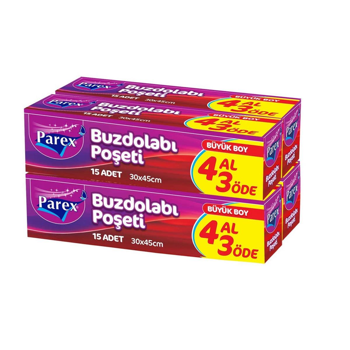 Parex Büyük Boy 4 Al 3 Öde Buzdolabı Poşeti (PAREX.1909376)