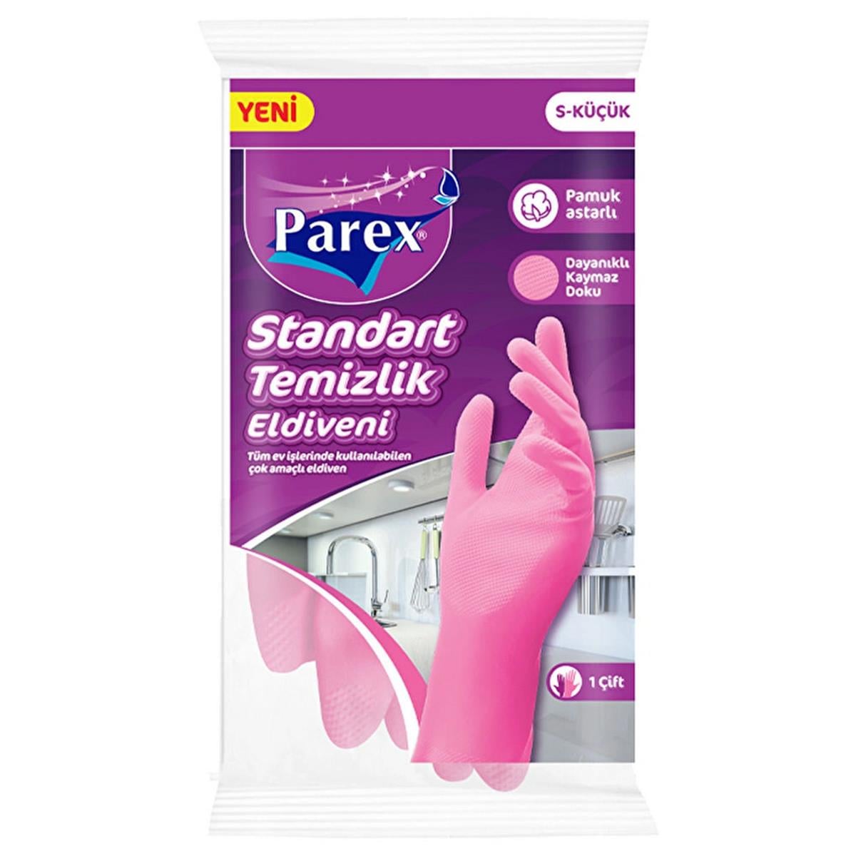 Parex Küçük Boy Standart Temizlik Eldiveni (PAREX.1909863)