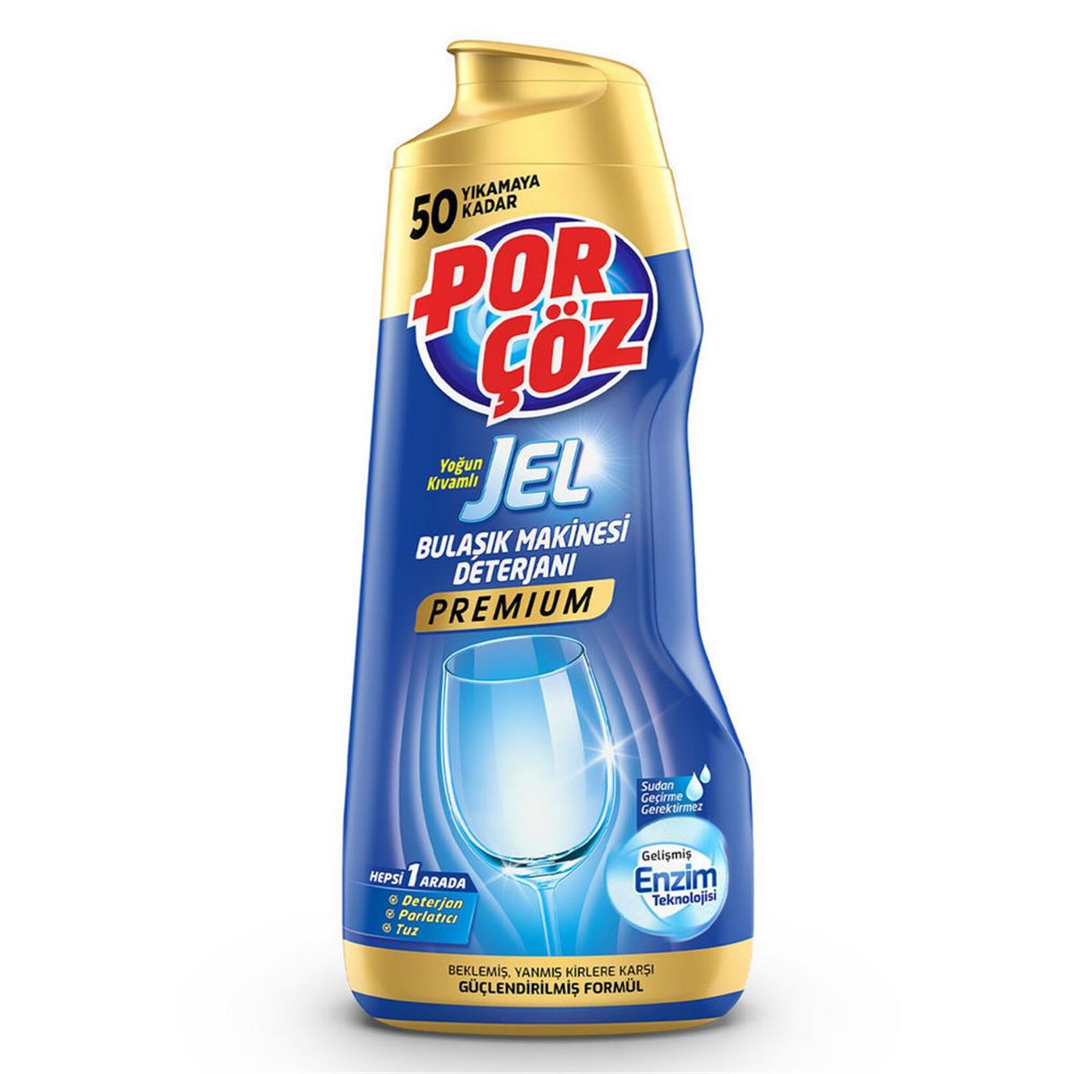 Porçöz 900 Ml. Premium Bulaşık Makinesi Jel Deterjanı (PZ-20010)