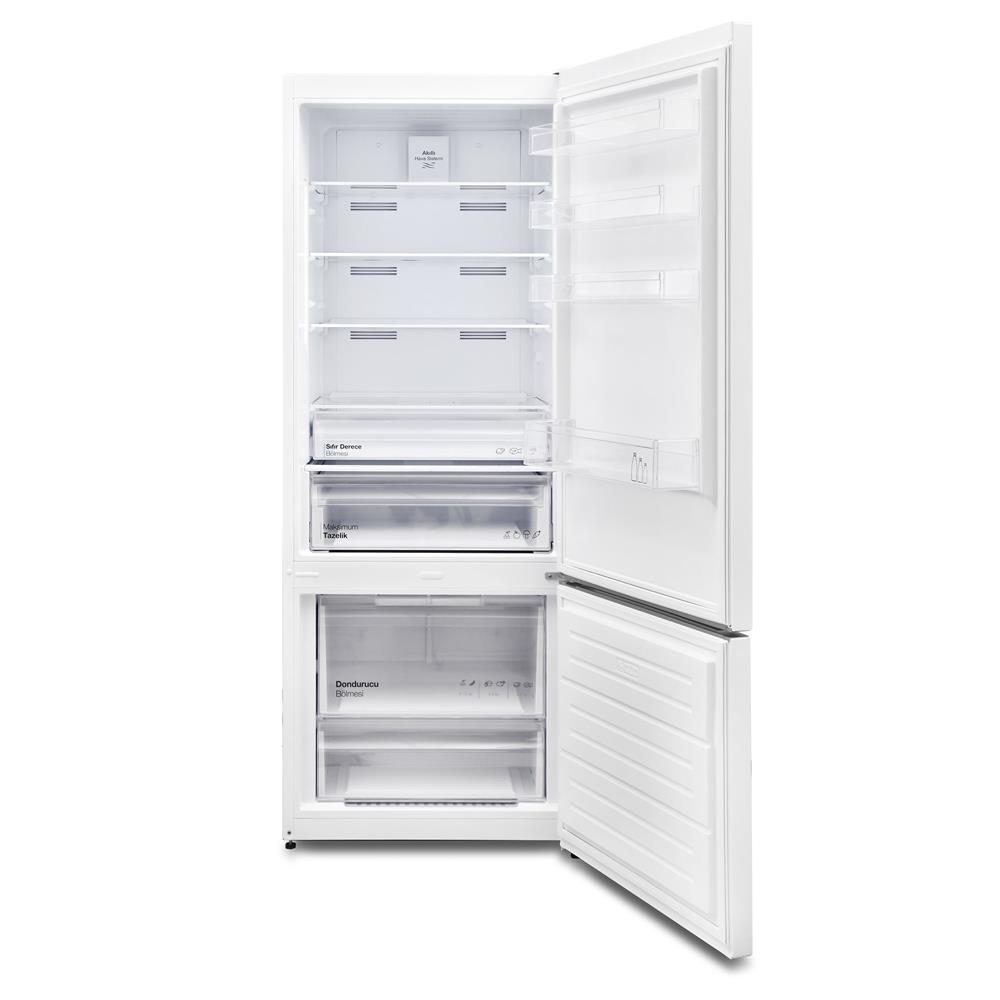 REGAL NFK 52021 E 471 Lt, Beyaz, No Frost Buzdolabı 