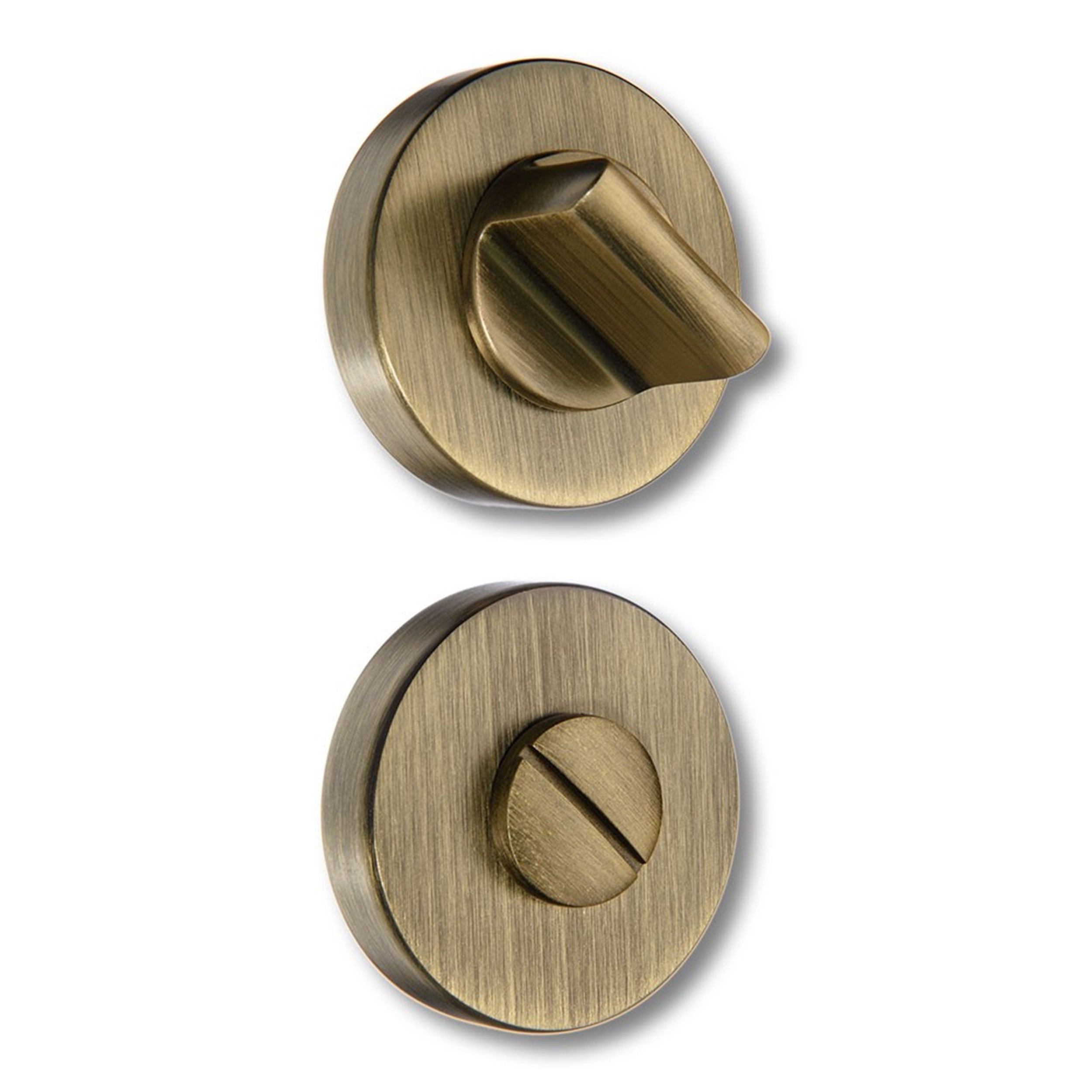 System Antik Saten Mat Plus Banyo Kapı Rozeti (RO12W ABM)