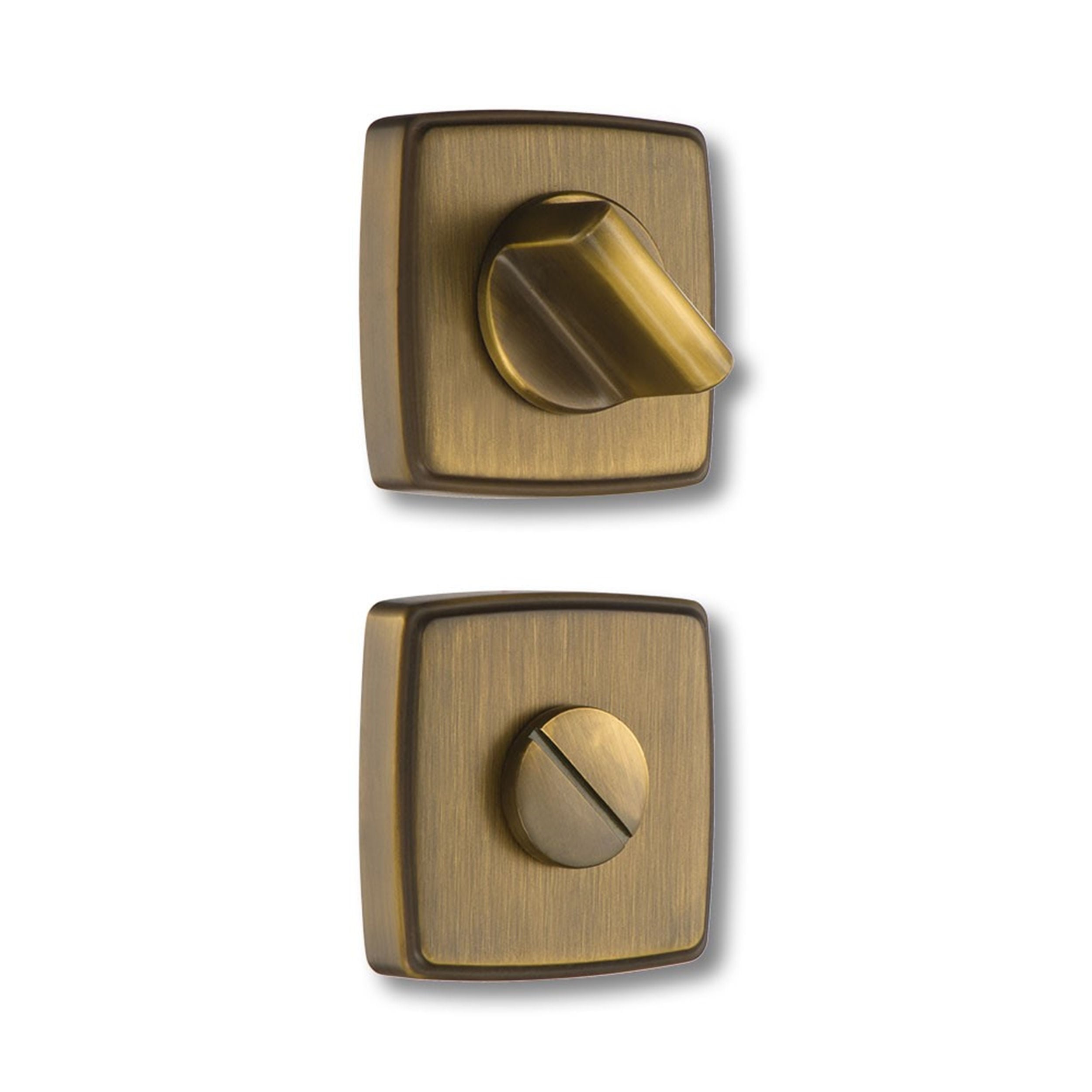 System Mat Antik Saten Bronz Banyo Kapı Rozeti (RO13W MAB)