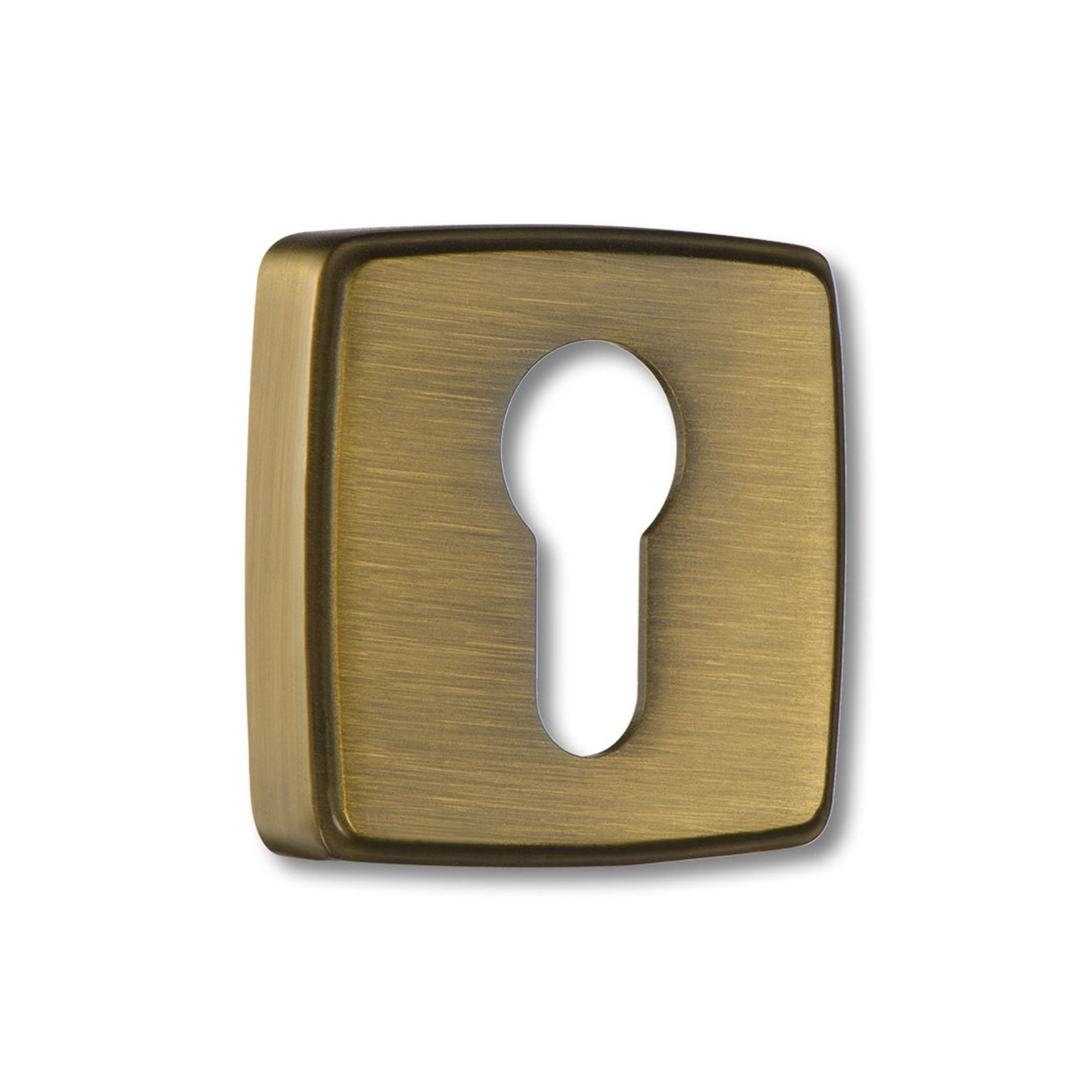 System Mat Antik Saten Bronz Yale Kapı Rozeti (RO13Y MAB)