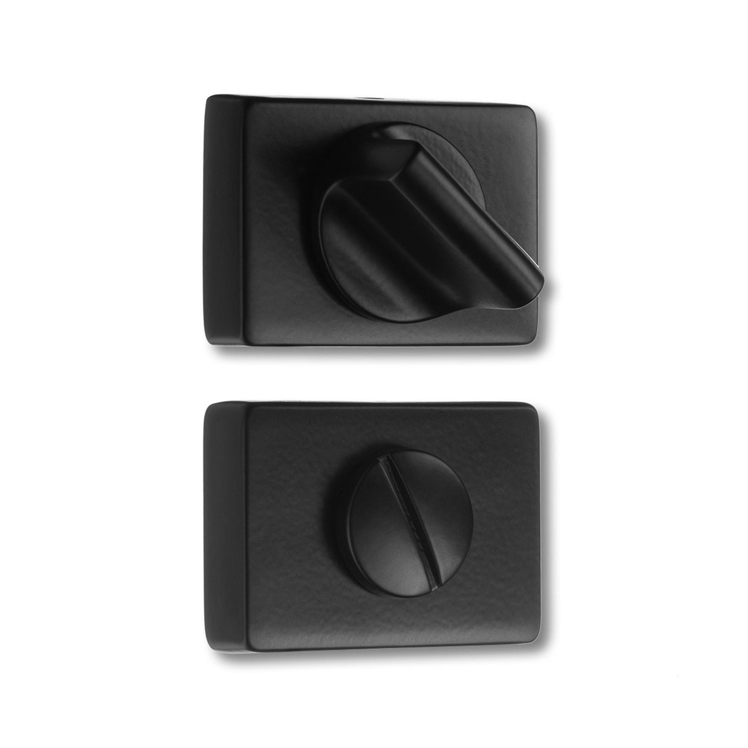 System Siyah Banyo Kapı Rozeti (RO15W AL6)