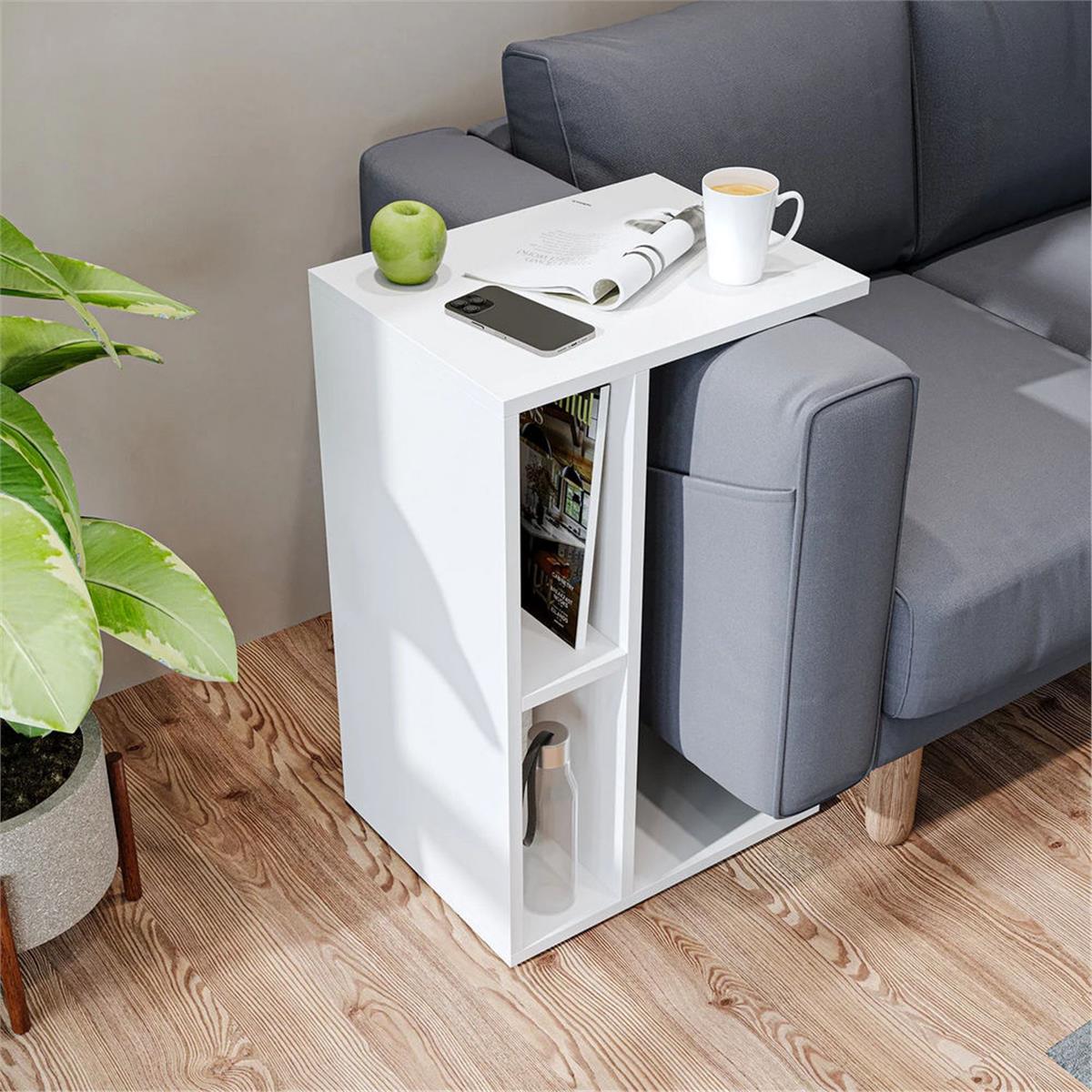 Room Art Beyaz Ronda Koltuk Yanı C Sehpa (RoomArt.2691)