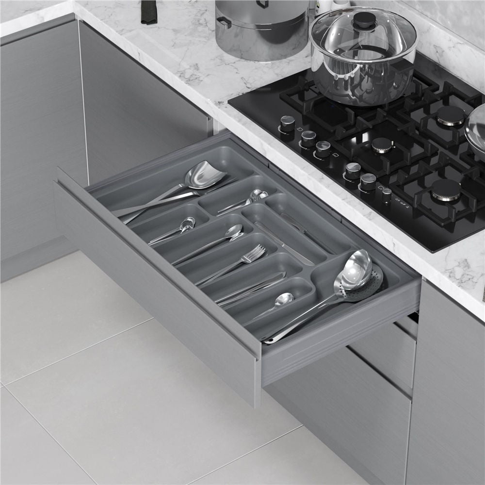 Starax Gri Plastik Kaşıklık (S-2289-G)