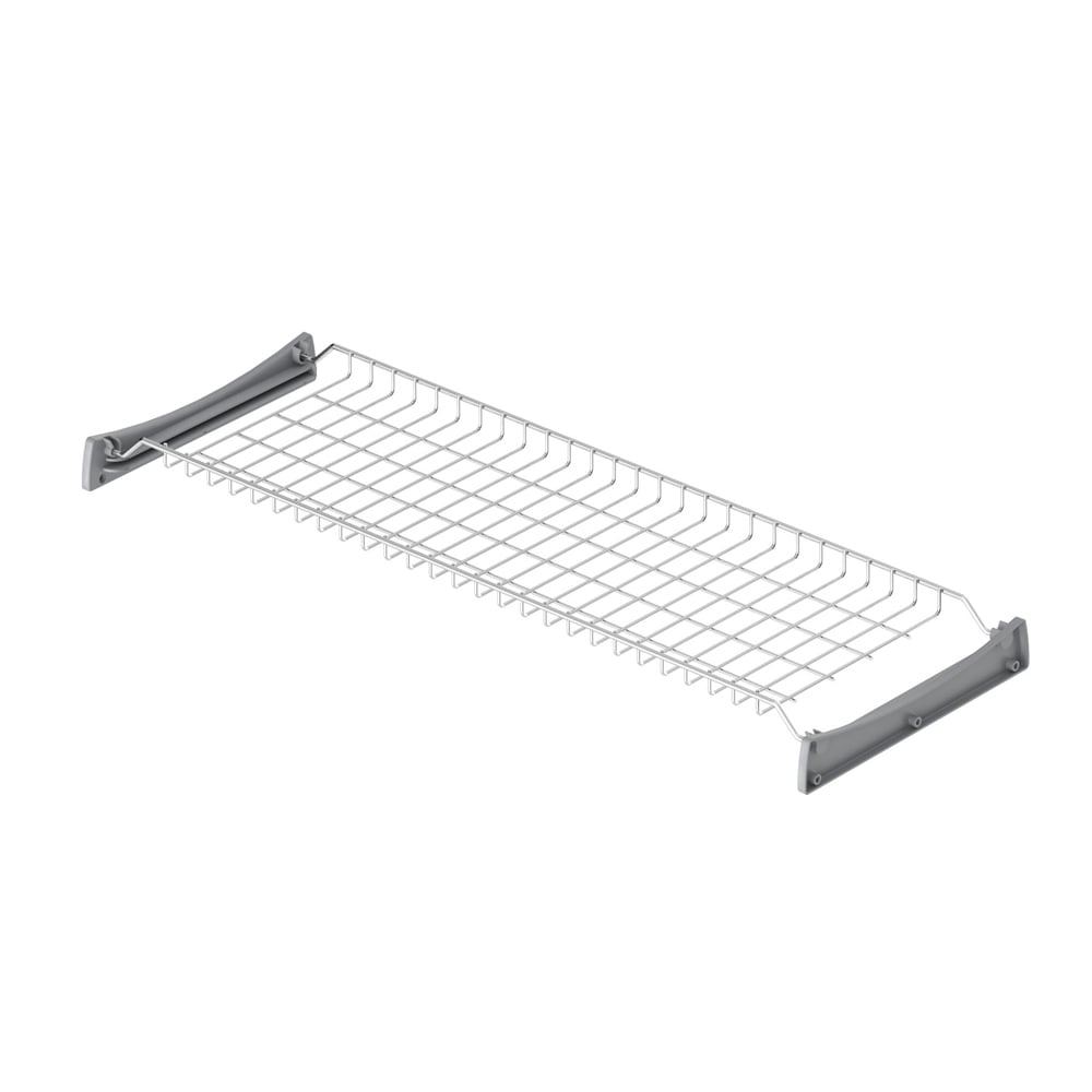 Starax Krom Boyalı Bardak Rafı (S-5052-CP)