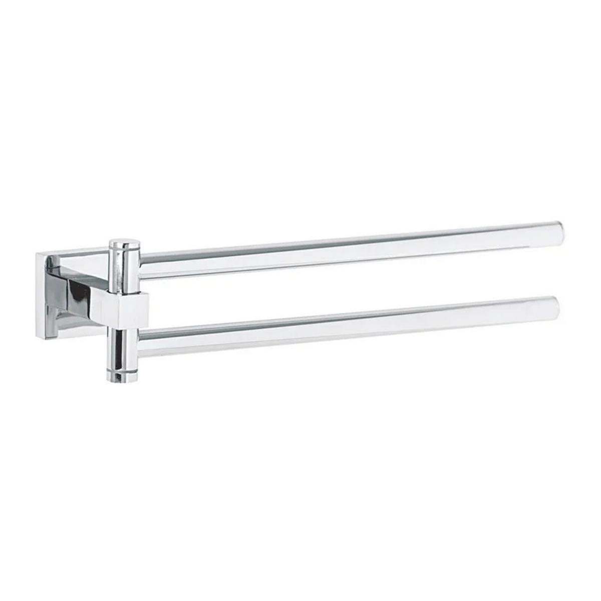 Serel Krom Diagonal İkili Döner Havluluk (SEREL.140104008)