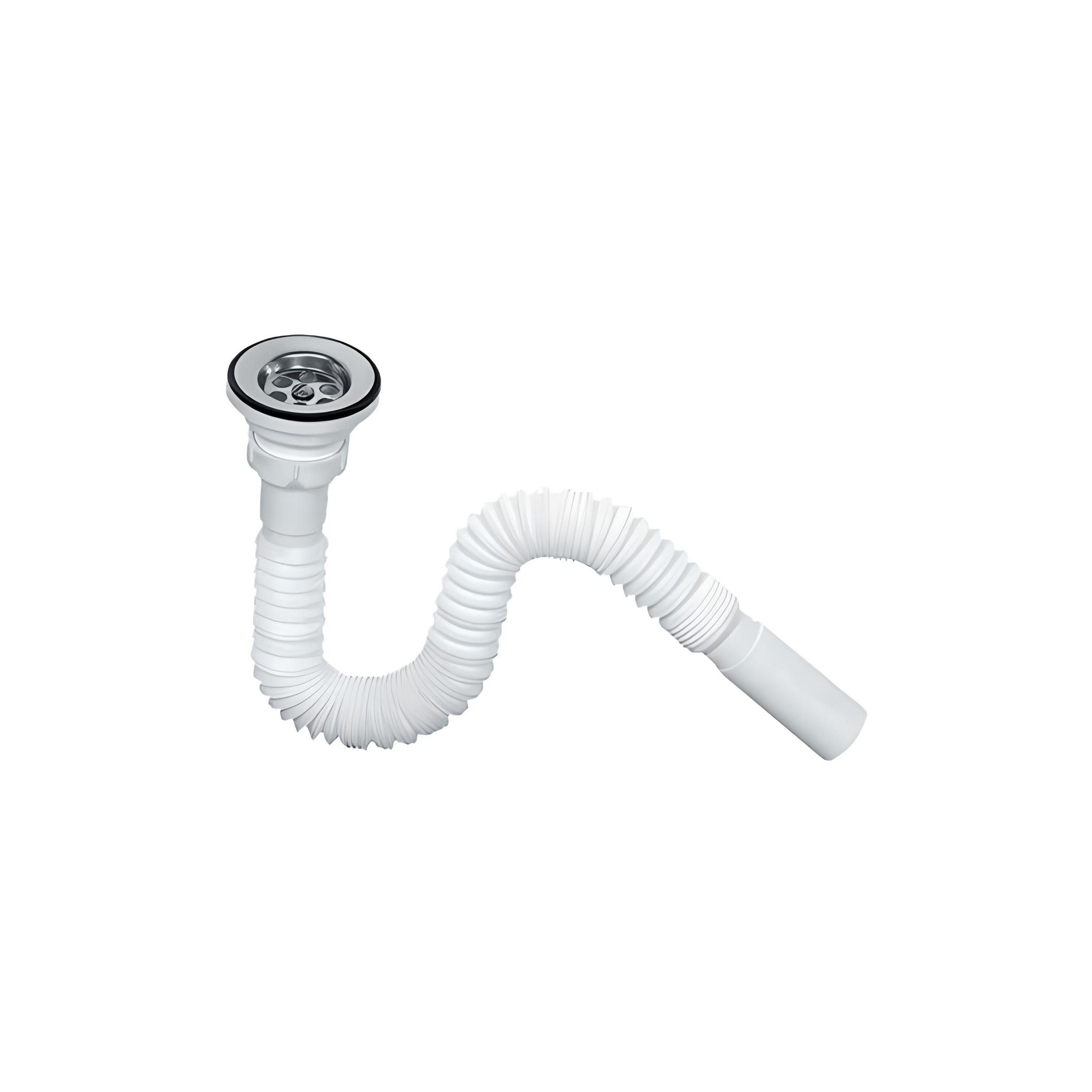 Seval Ø32 Çıkışlı Rakorlu Lüks Körüklü Sifon (SEVAL-2115C)