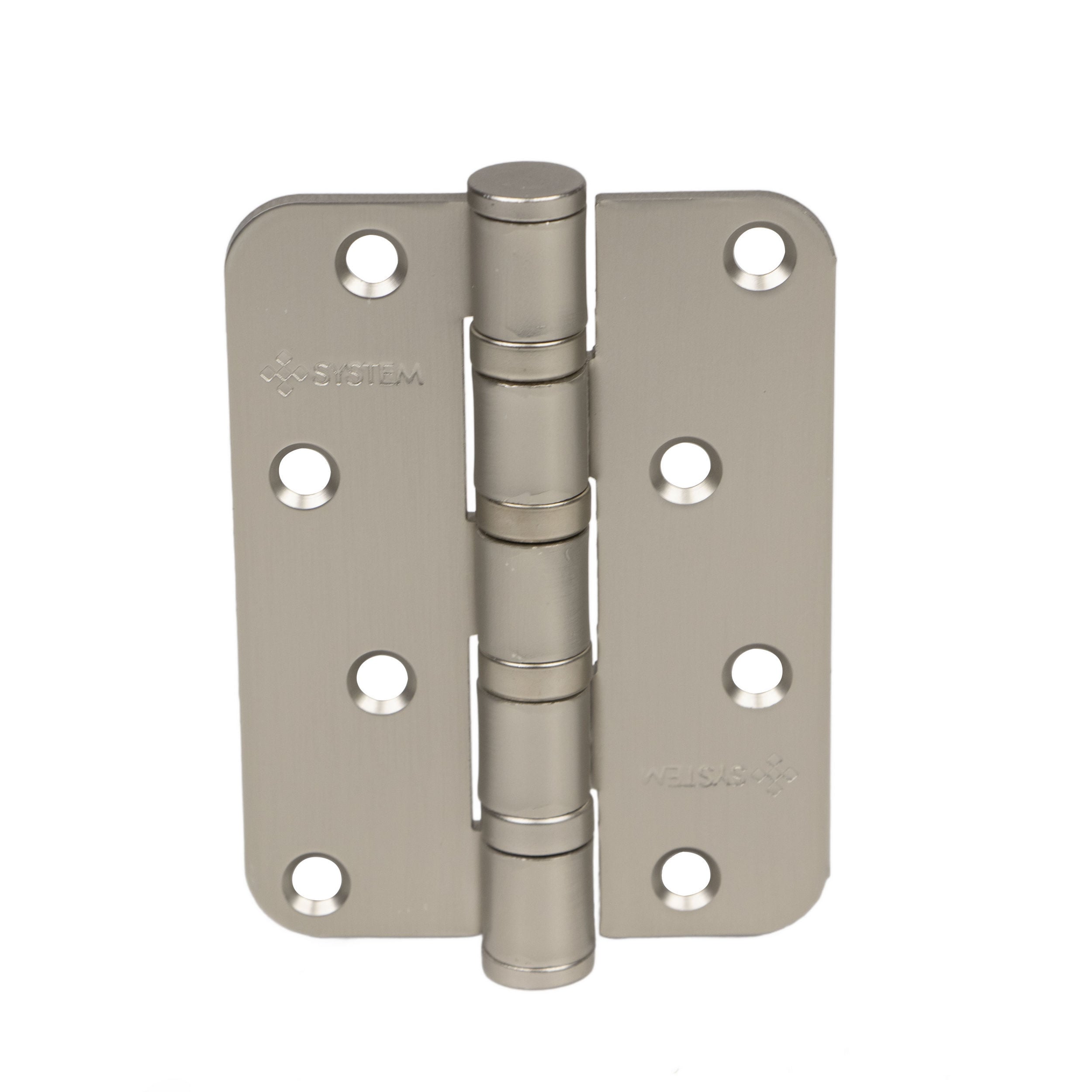 System Saten Nikel 10 cm 3 mm Yönsüz 4 Bilyalı Menteşe (SH101 NB)